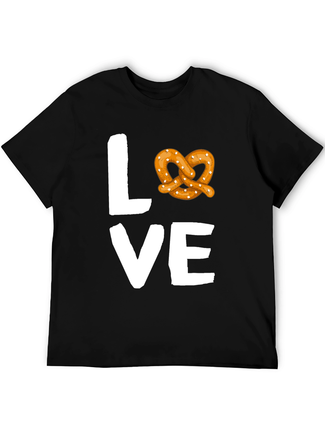 Black Love Pretzel Graphic Tee - Soft Cotton Blend view 5