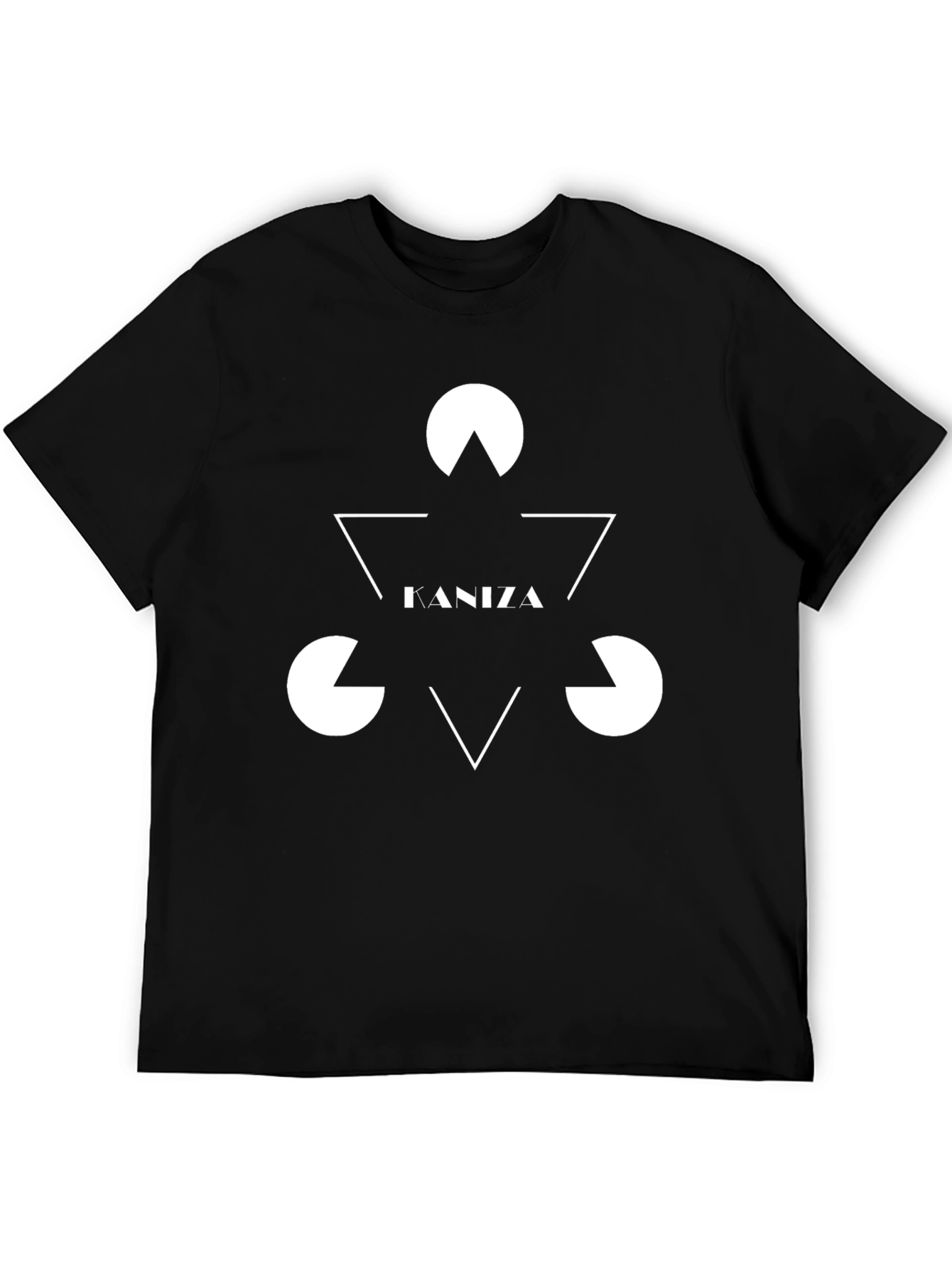 Black Geometric Graphic Tee - Kaniza Design view 5