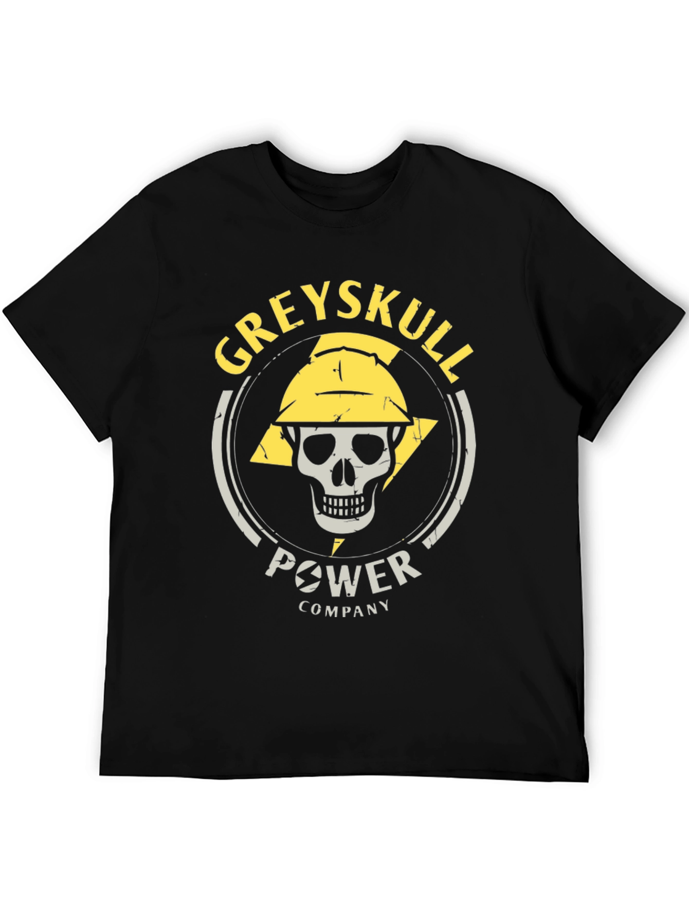 Black Greyskull Power Company Graphic Tee view 5