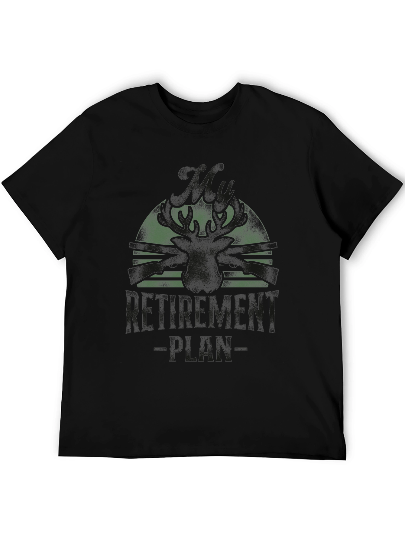 Black Outdoor Adventure Elk Graphic T-Shirt view 5