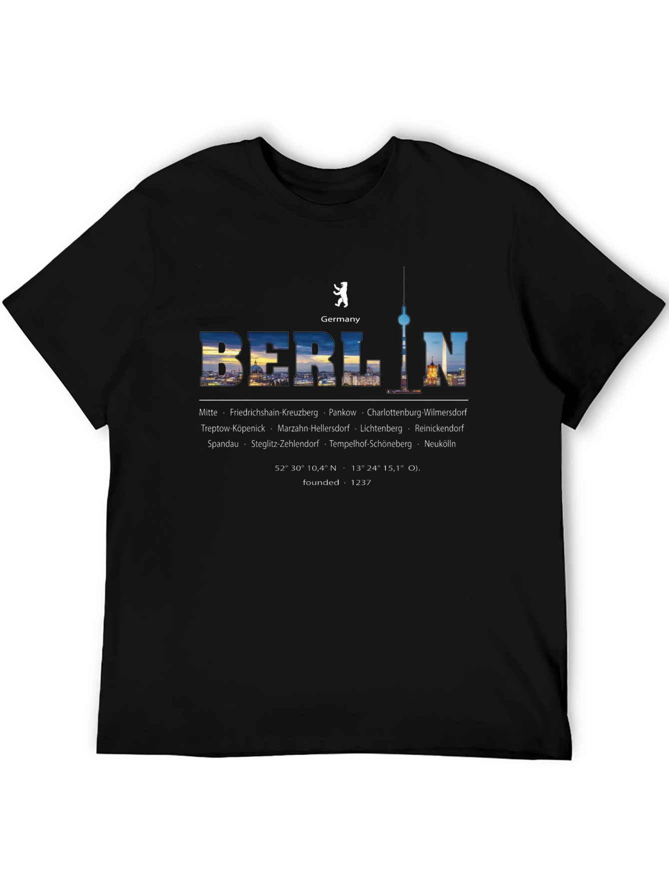 Berlin Germany Graphic Tee - City Pride T-Shirt - 5