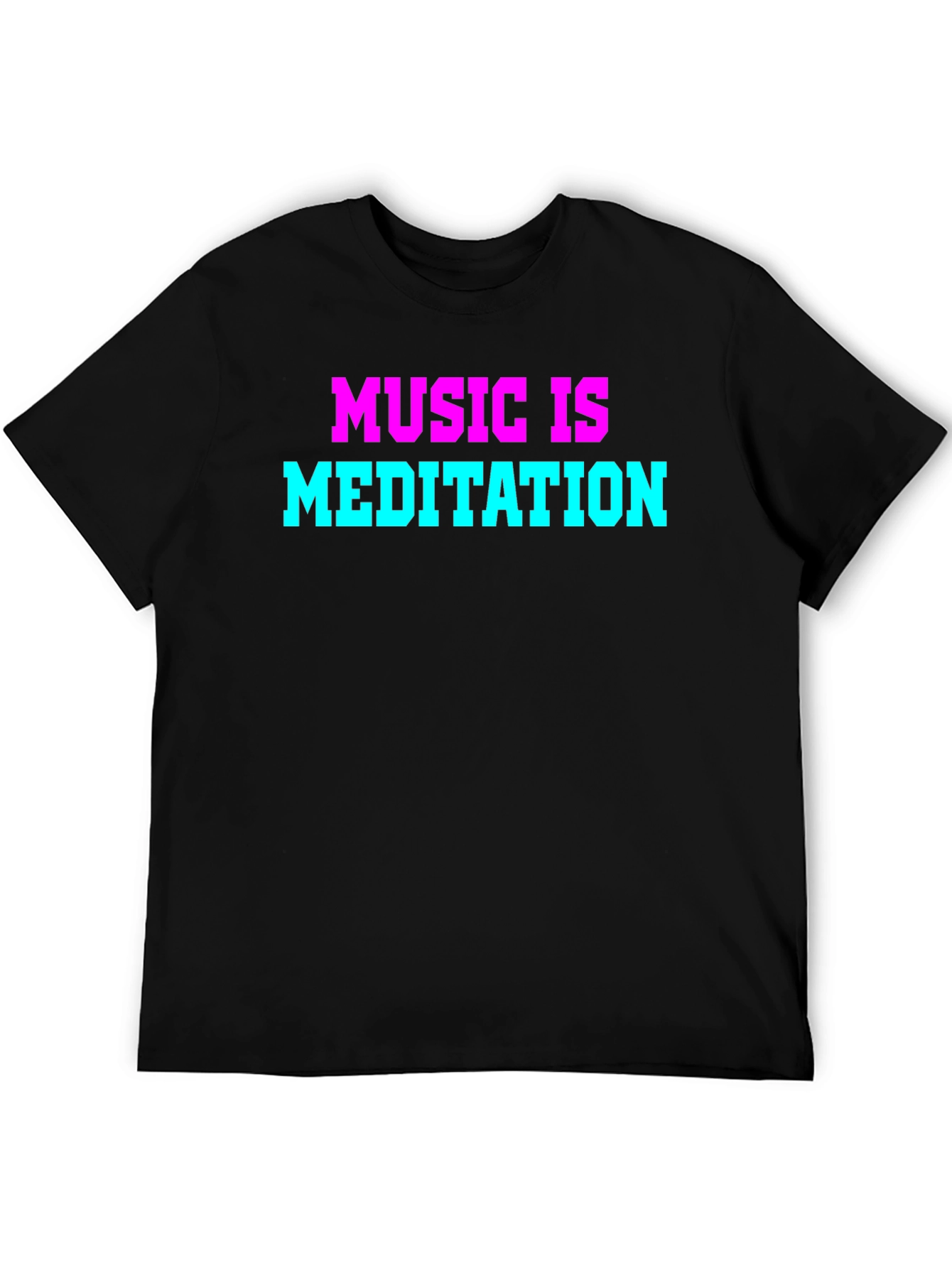 Black Music is Meditation T-Shirt - Black view 5