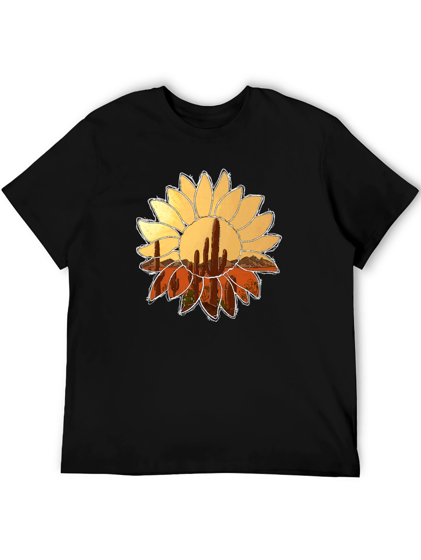Cactus Flower Graphic Tee - Desert Bloom - 5