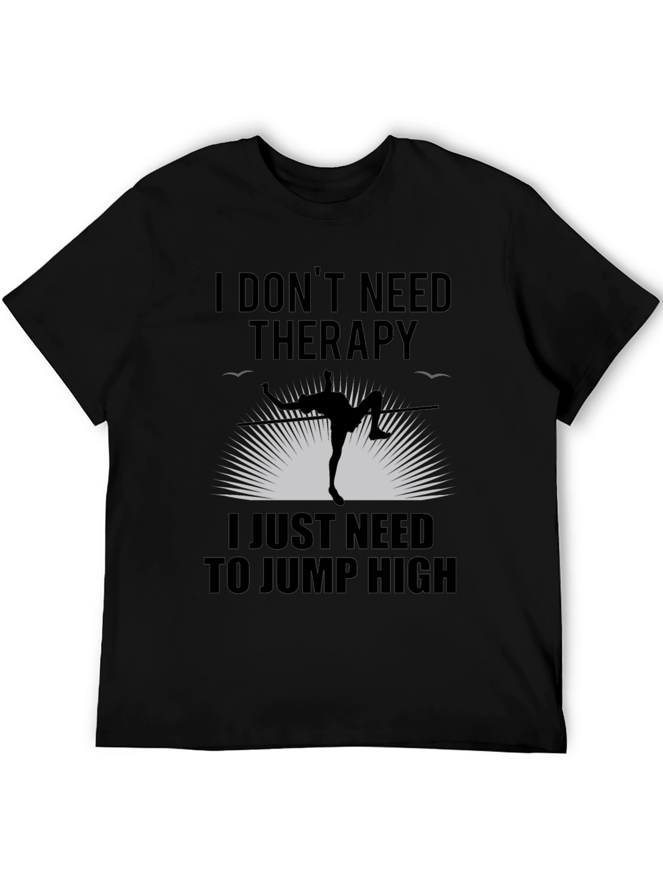 Black Jump High Therapy T-Shirt view 5