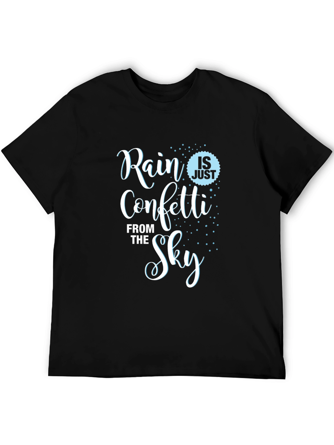 Rain Confetti Sky Graphic T-Shirt - 5