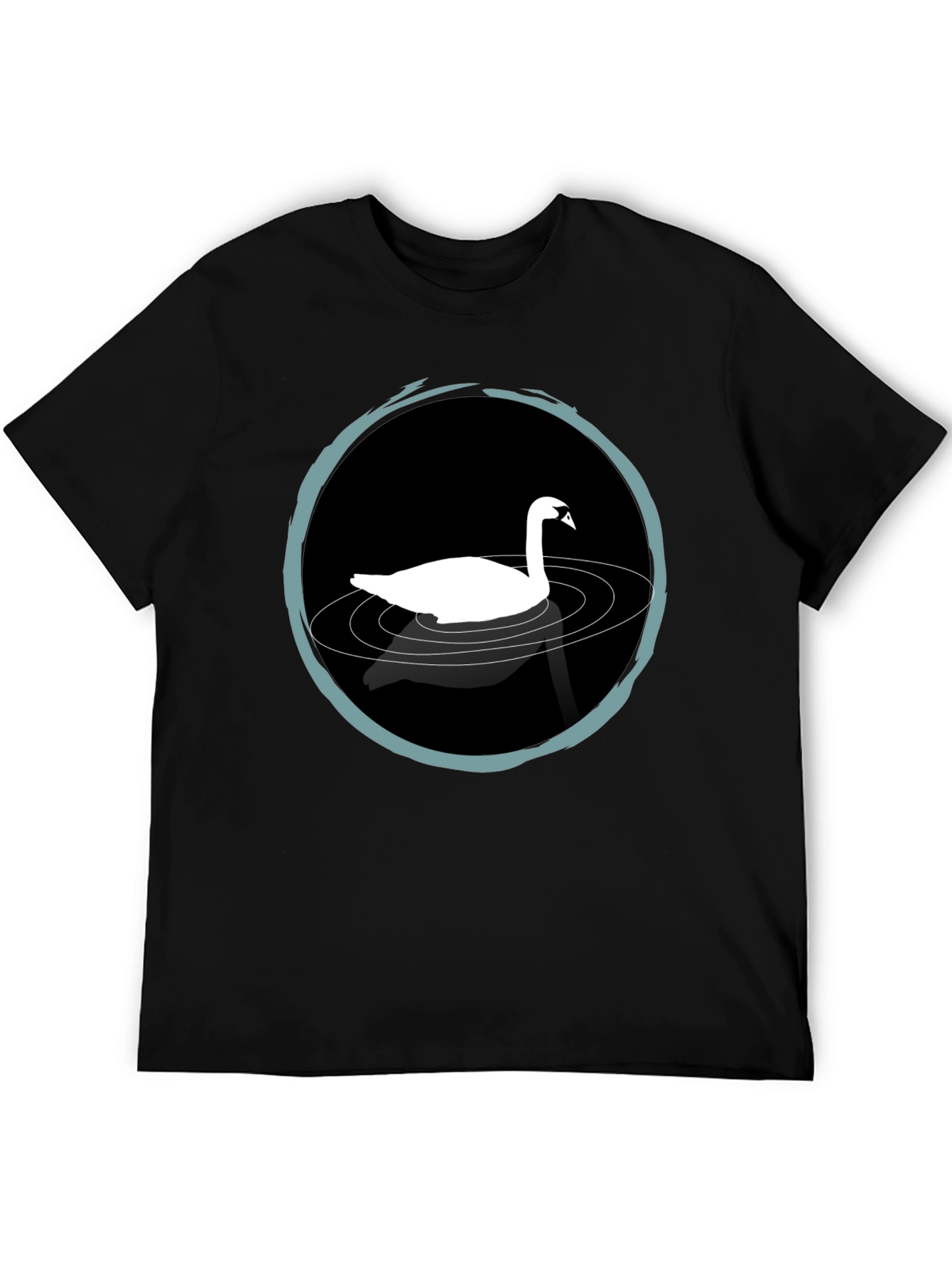 Swan Lake T-Shirt - Elegant Black Tee - 5