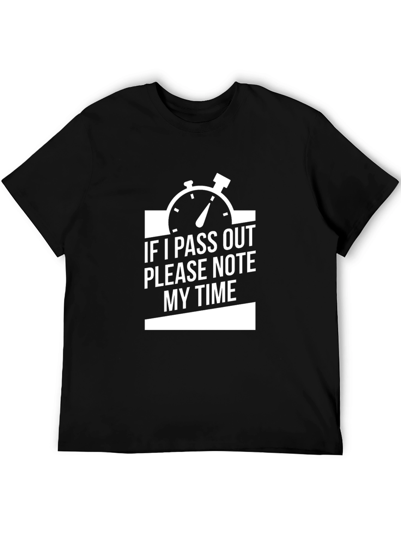 Black Funny "Note My Time" Graphic Tee view 5