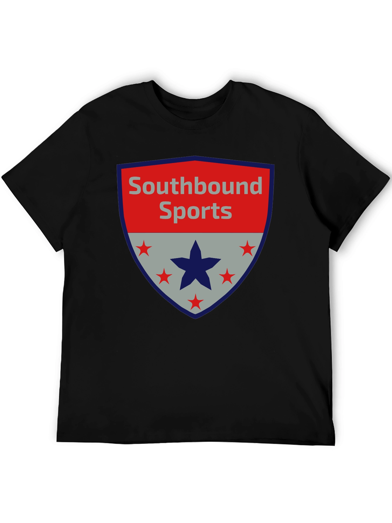 Black Southbound Sports Graphic Tee - Casual Comfort view 5