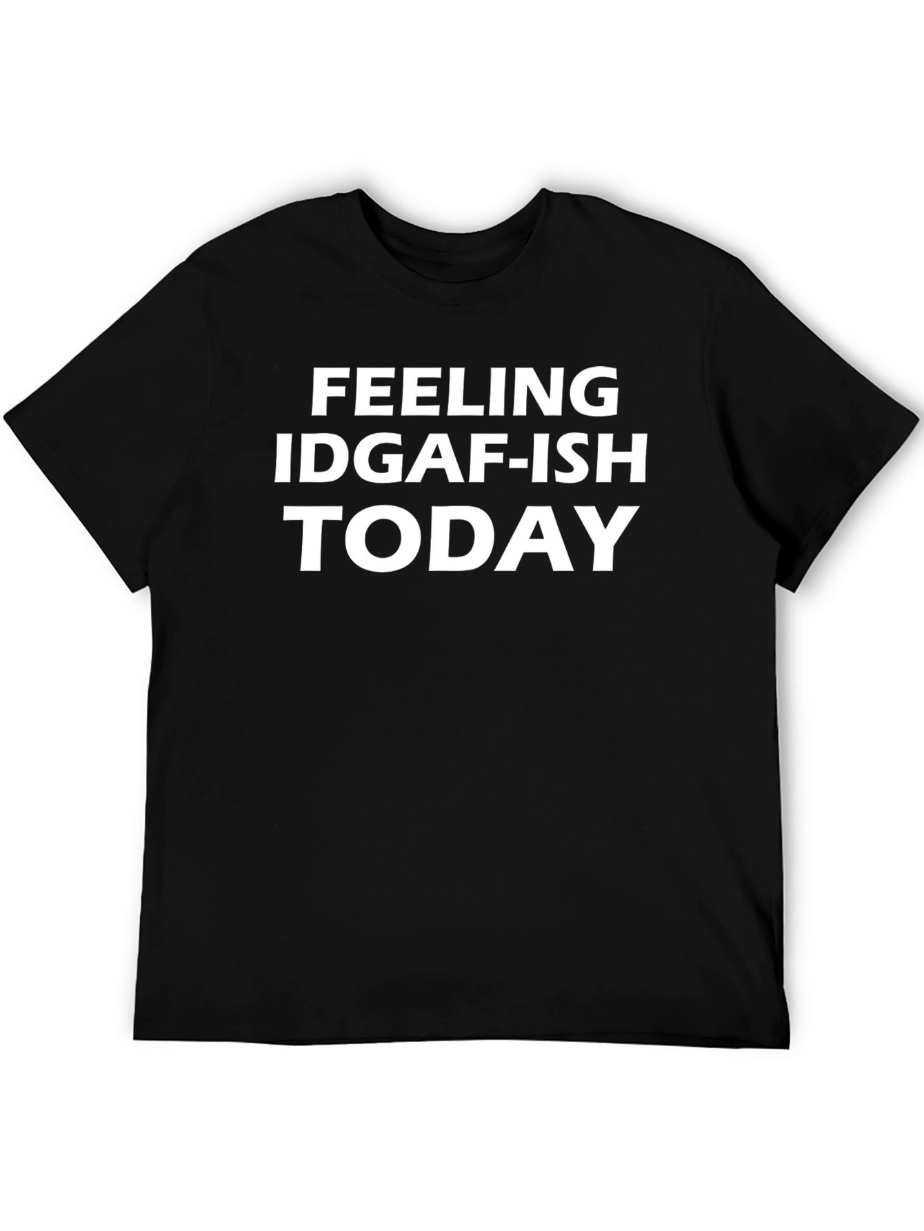 Black IDGAF-ISH Graphic Tee view 5