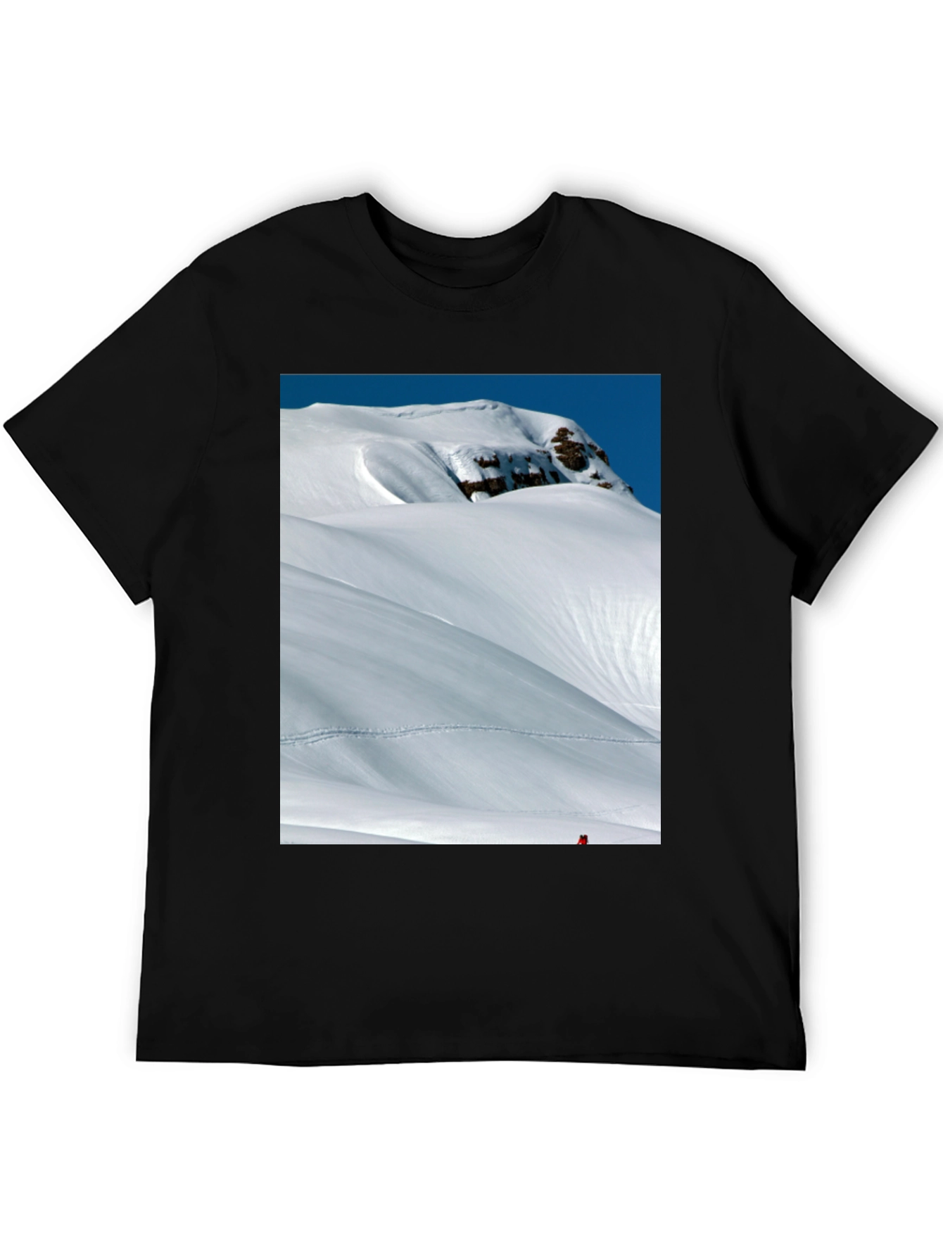 Black Mountainscape Graphic T-Shirt - Adventure Ready! view 5
