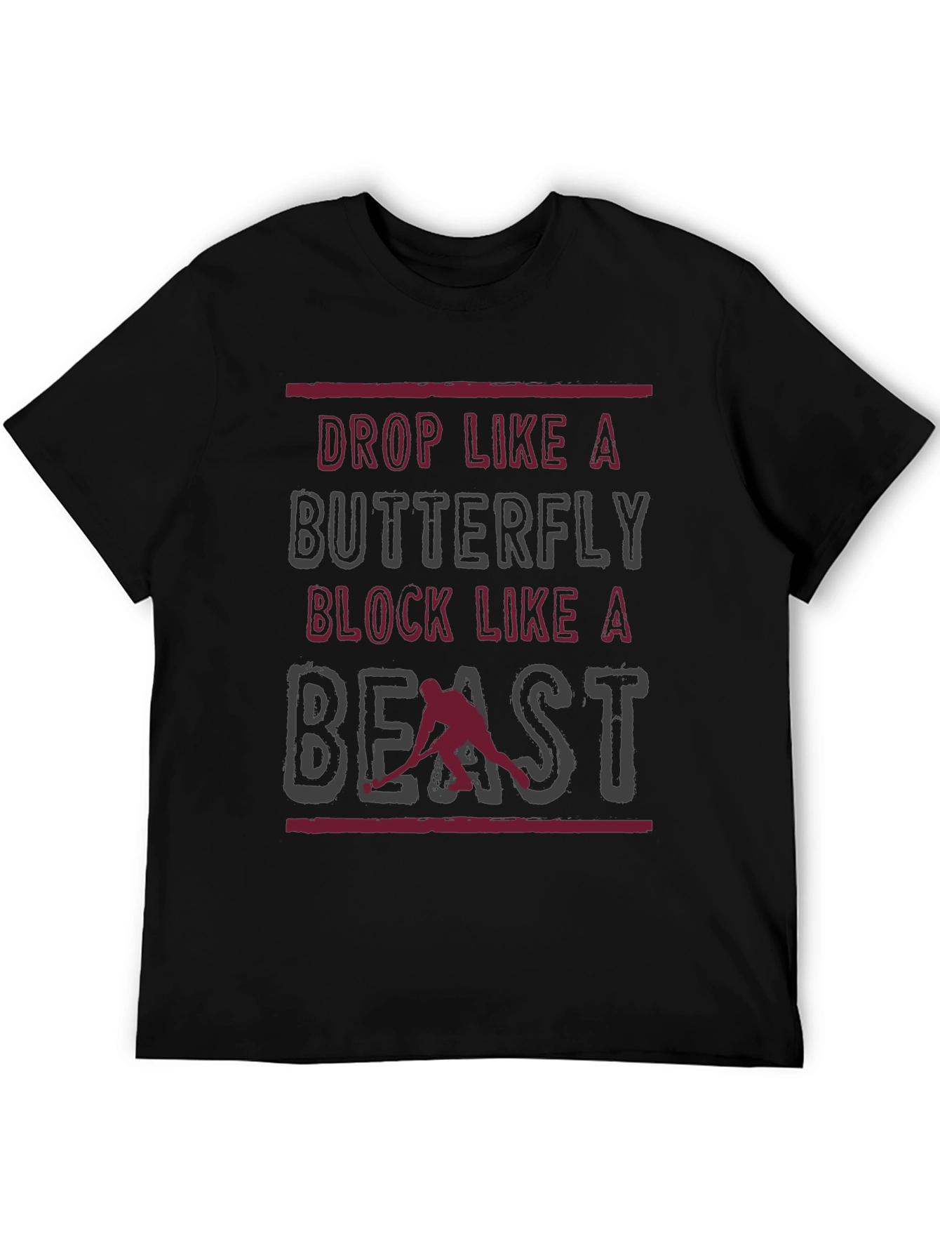 Black Drop Like a Butterfly T-Shirt view 5