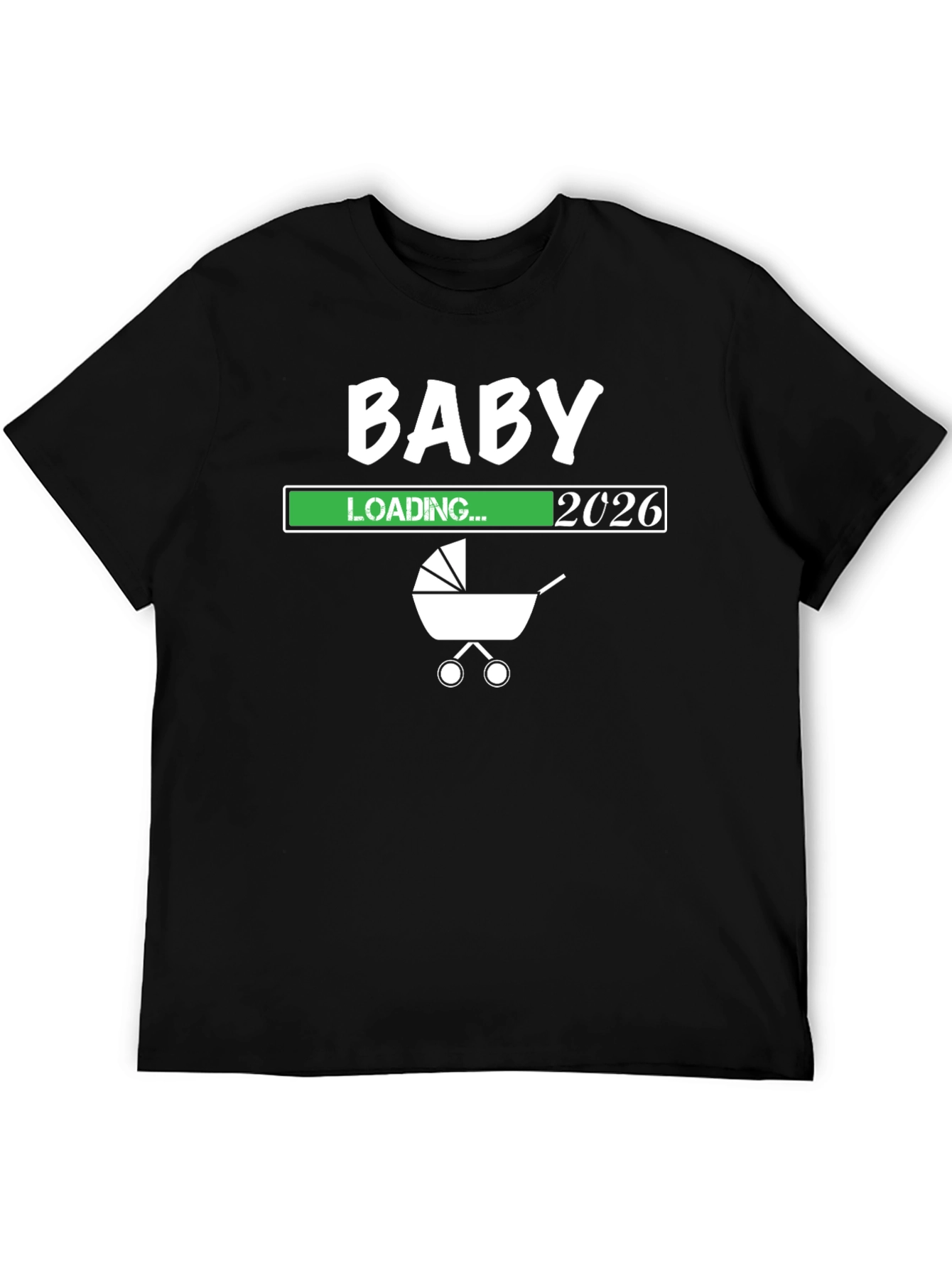 Black Baby Loading 2026 T-Shirt: New Dad Gift view 5