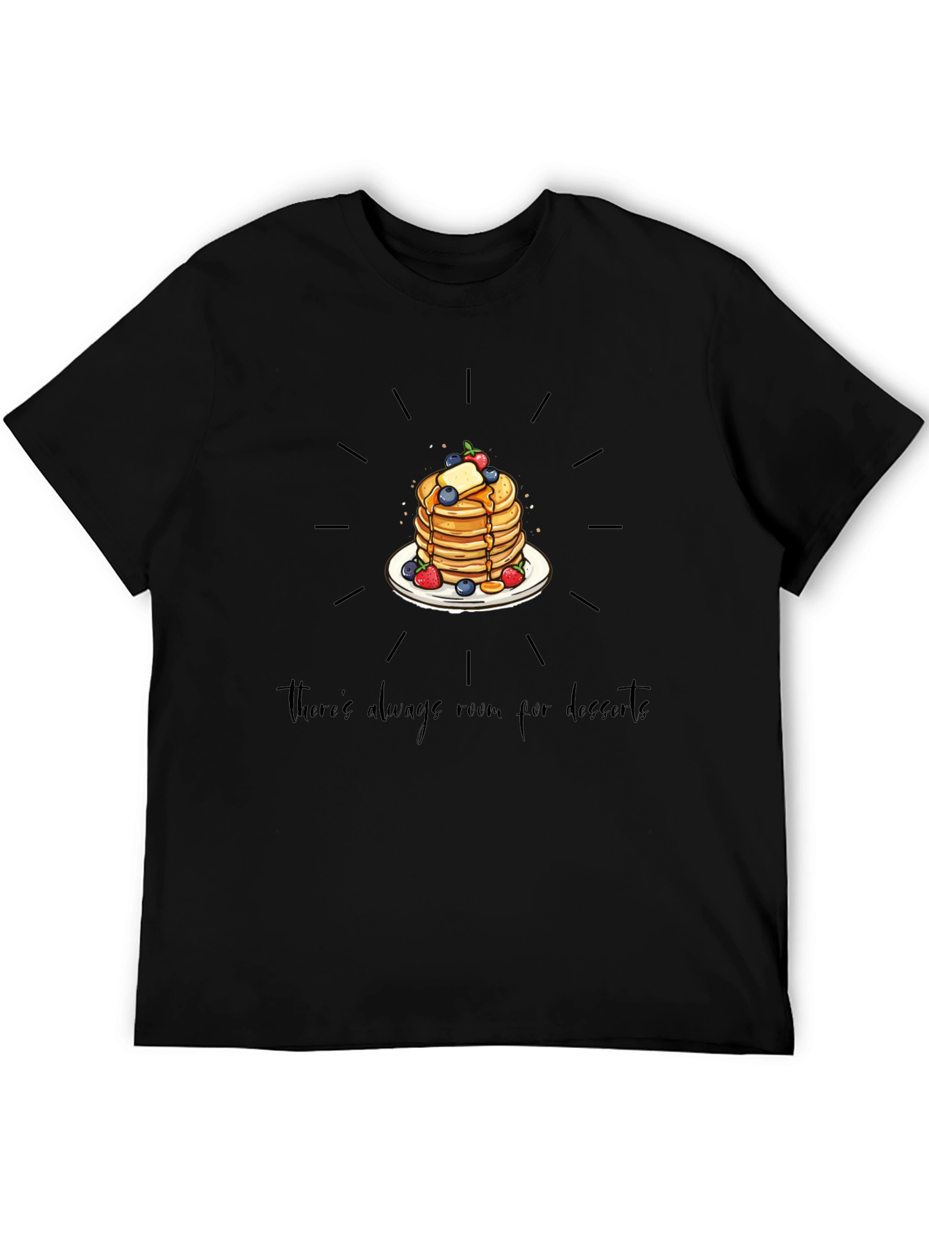 Pancakes T-Shirt - Always Room for Dessert - 5