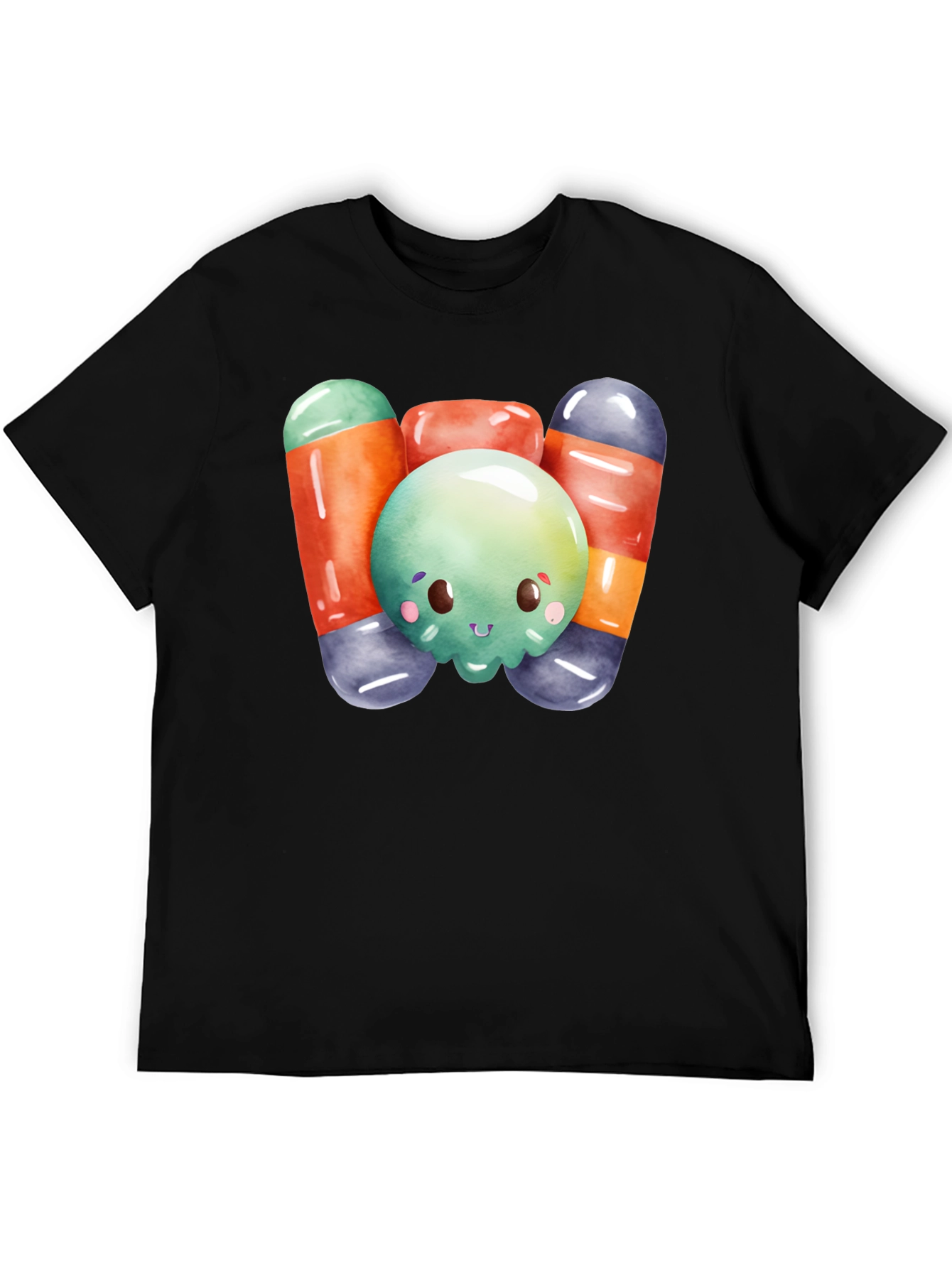 Black Kawaii Candy T-Shirt - Sweet Style! view 5