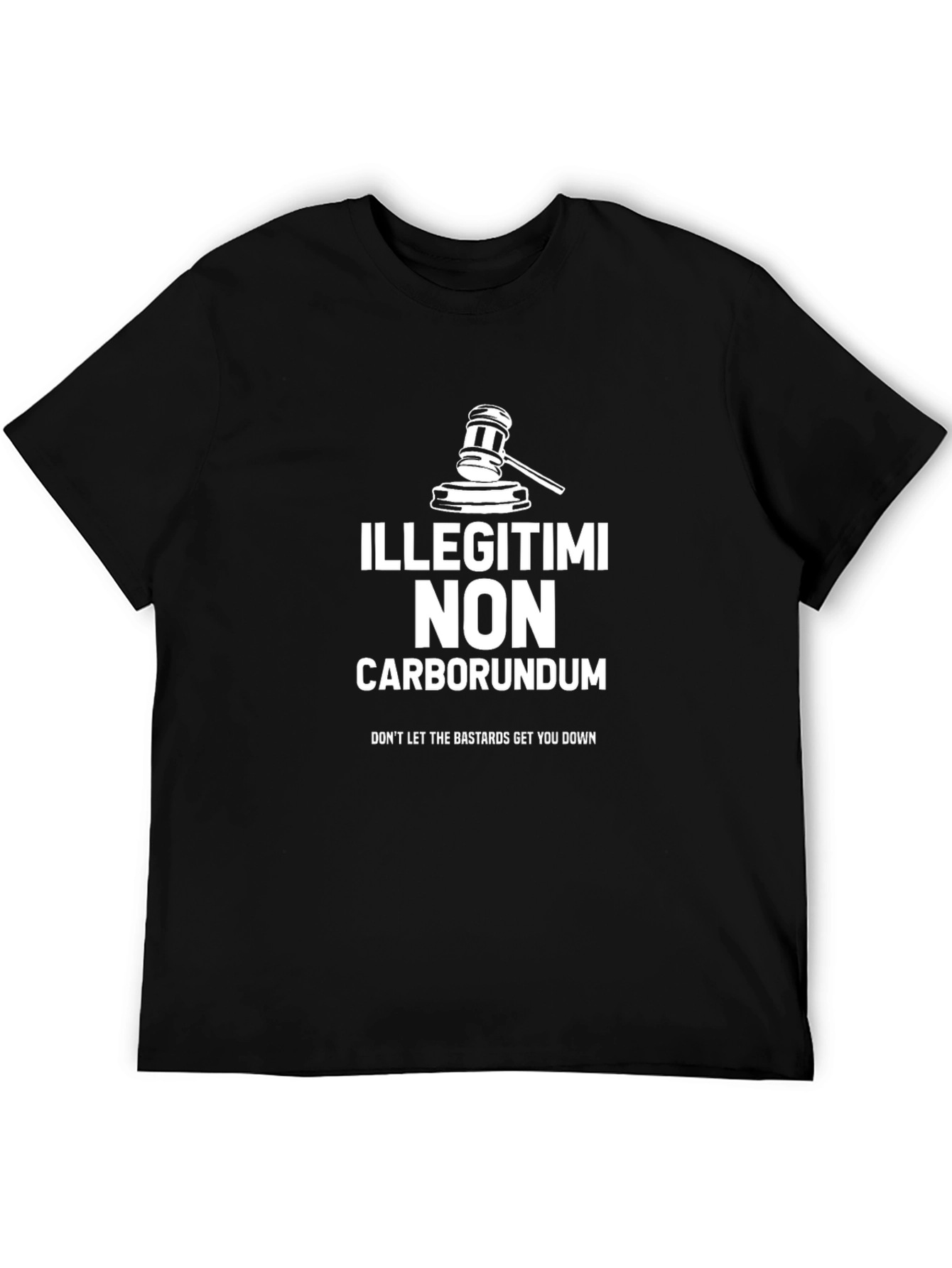 Black Illegitimi Non Carborundum T-Shirt view 5