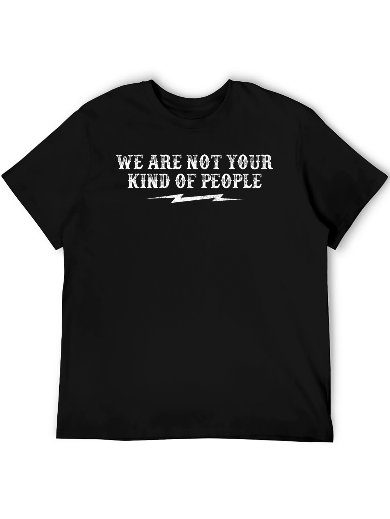 Black We Are Not Your Kind of People Graphic Tee view 5