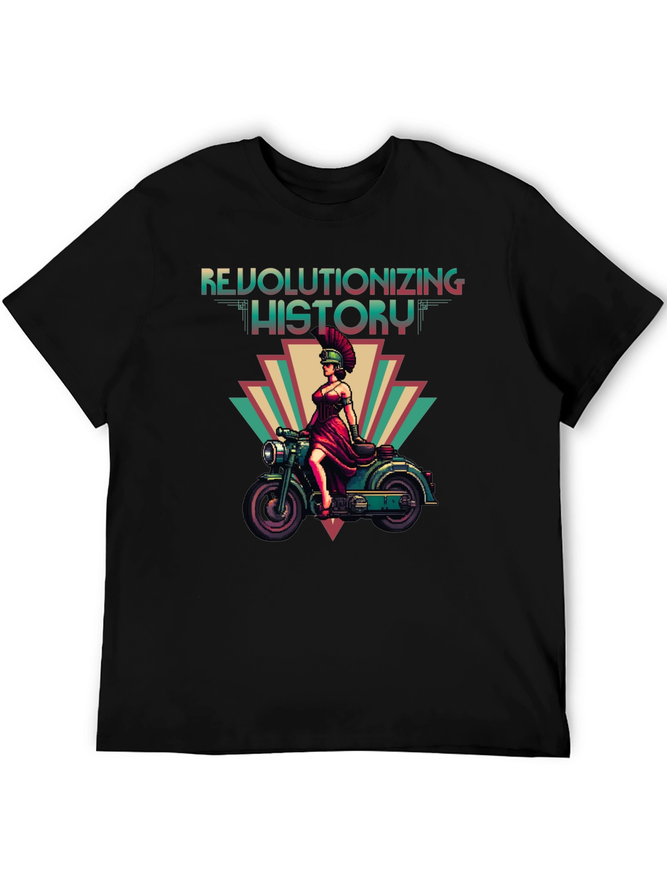 Black Revolutionizing History Graphic Tee view 5