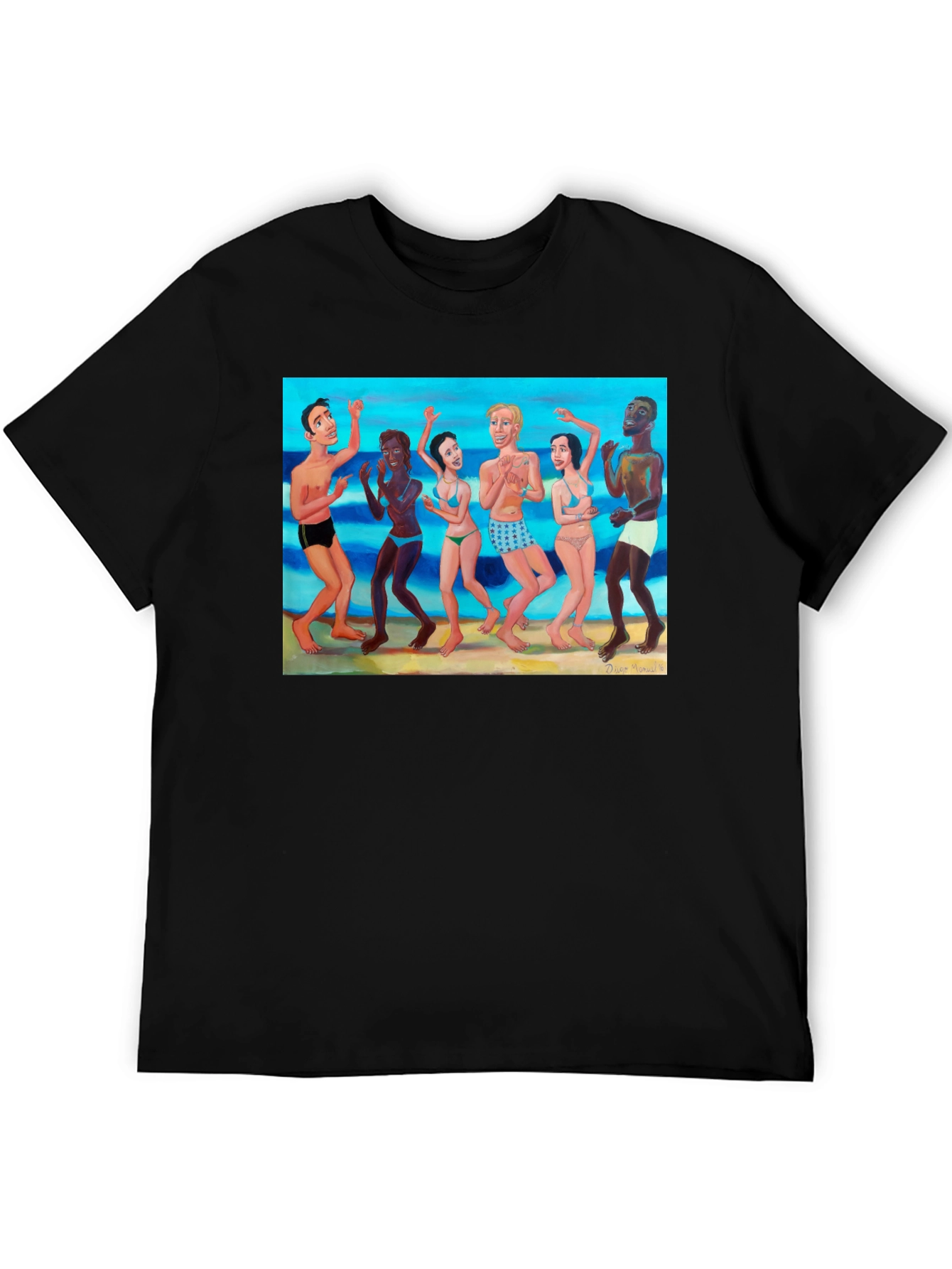 Beach Party Graphic Tee - Crew Neck - 5