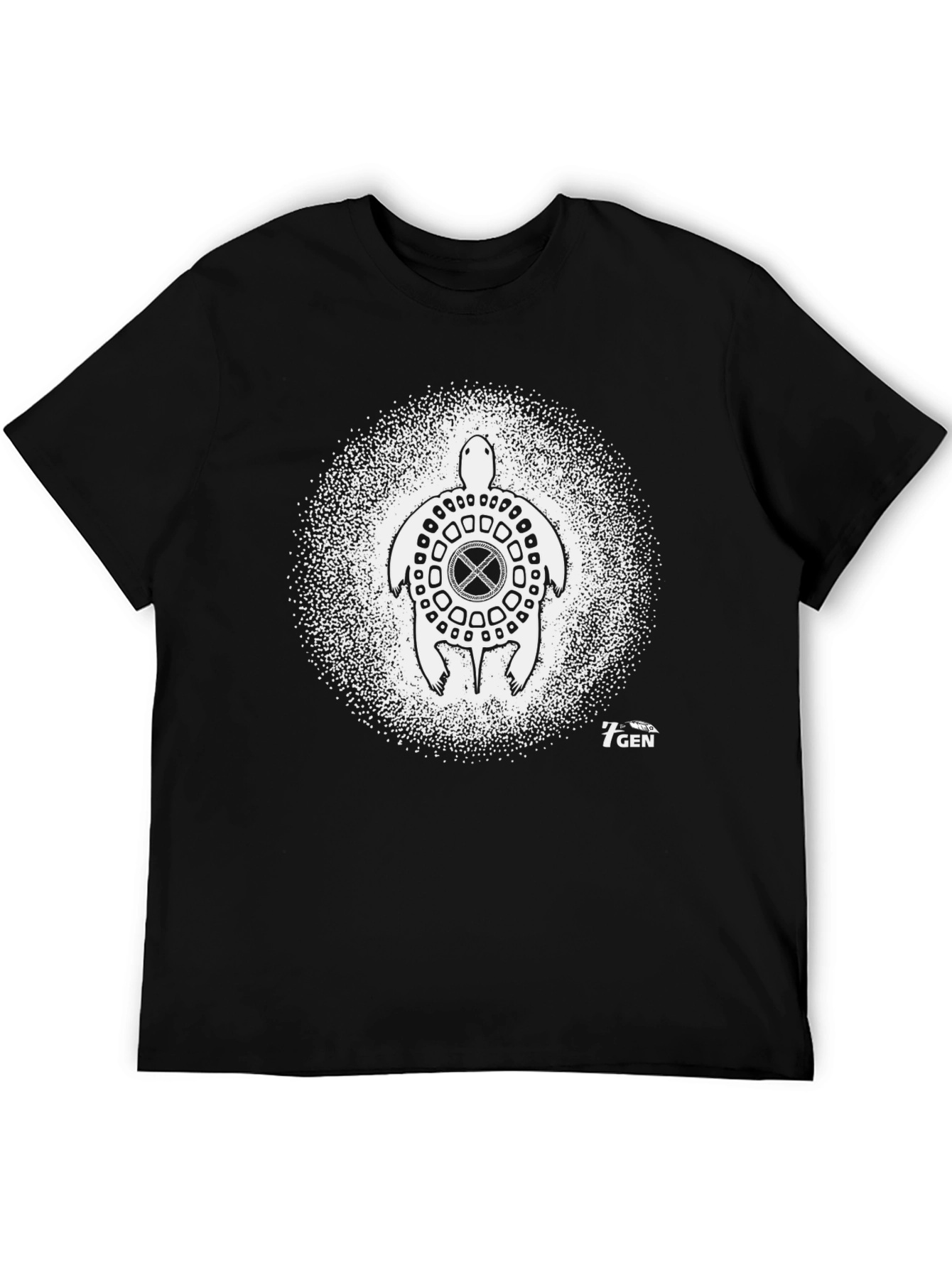 Black Black Turtle Graphic Tee - 7GEN view 5