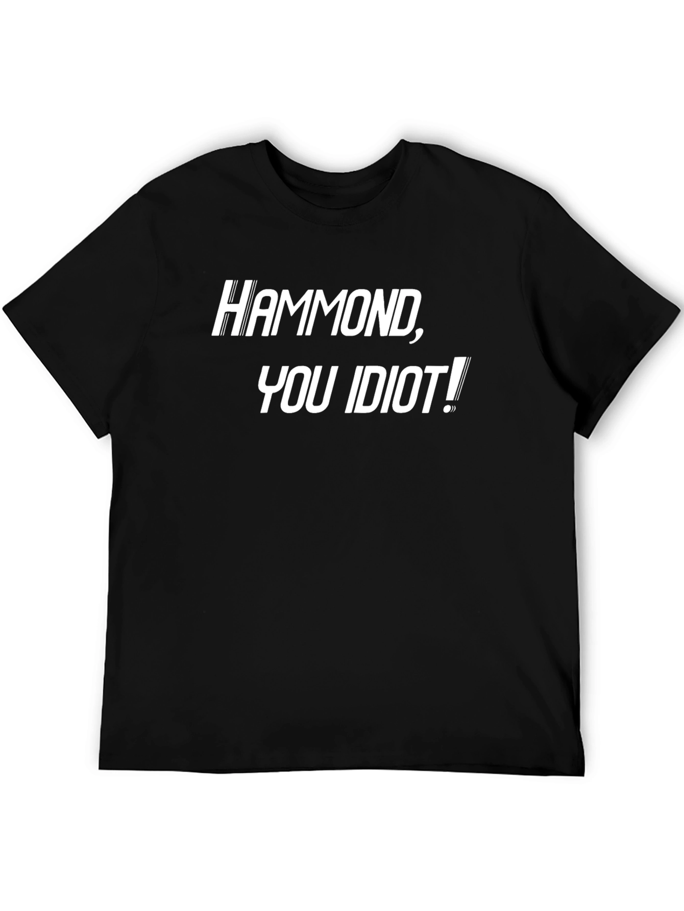 Black Hammond You Idiot! Graphic T-Shirt view 5