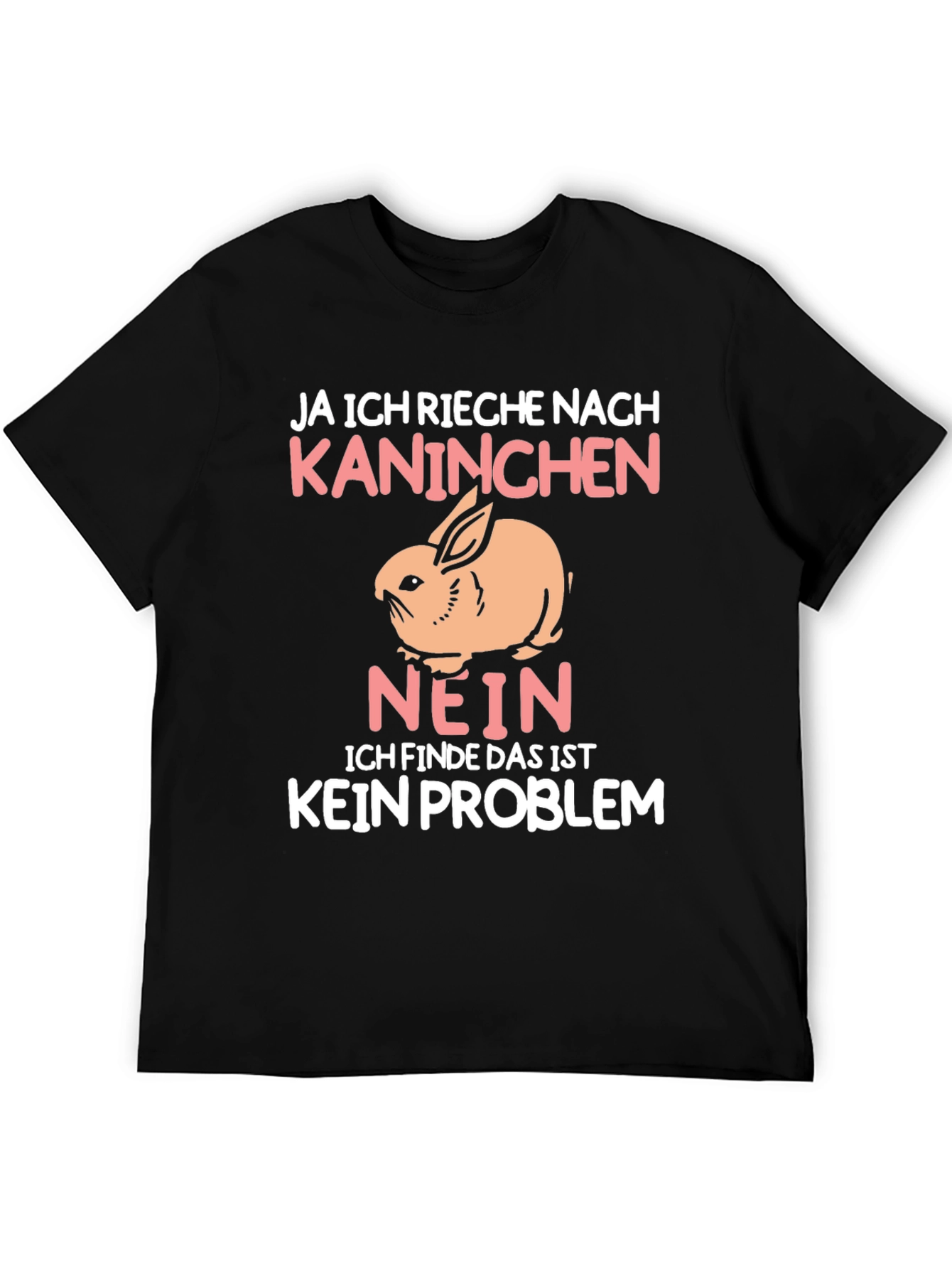 Black Rabbit Graphic T-Shirt - Ja Ich Rieche Nach Kaninchen view 5