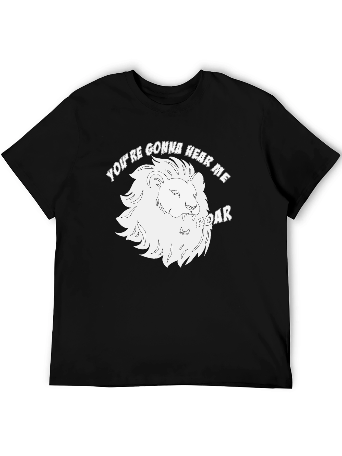 Black Lion Roar Graphic T-Shirt view 5