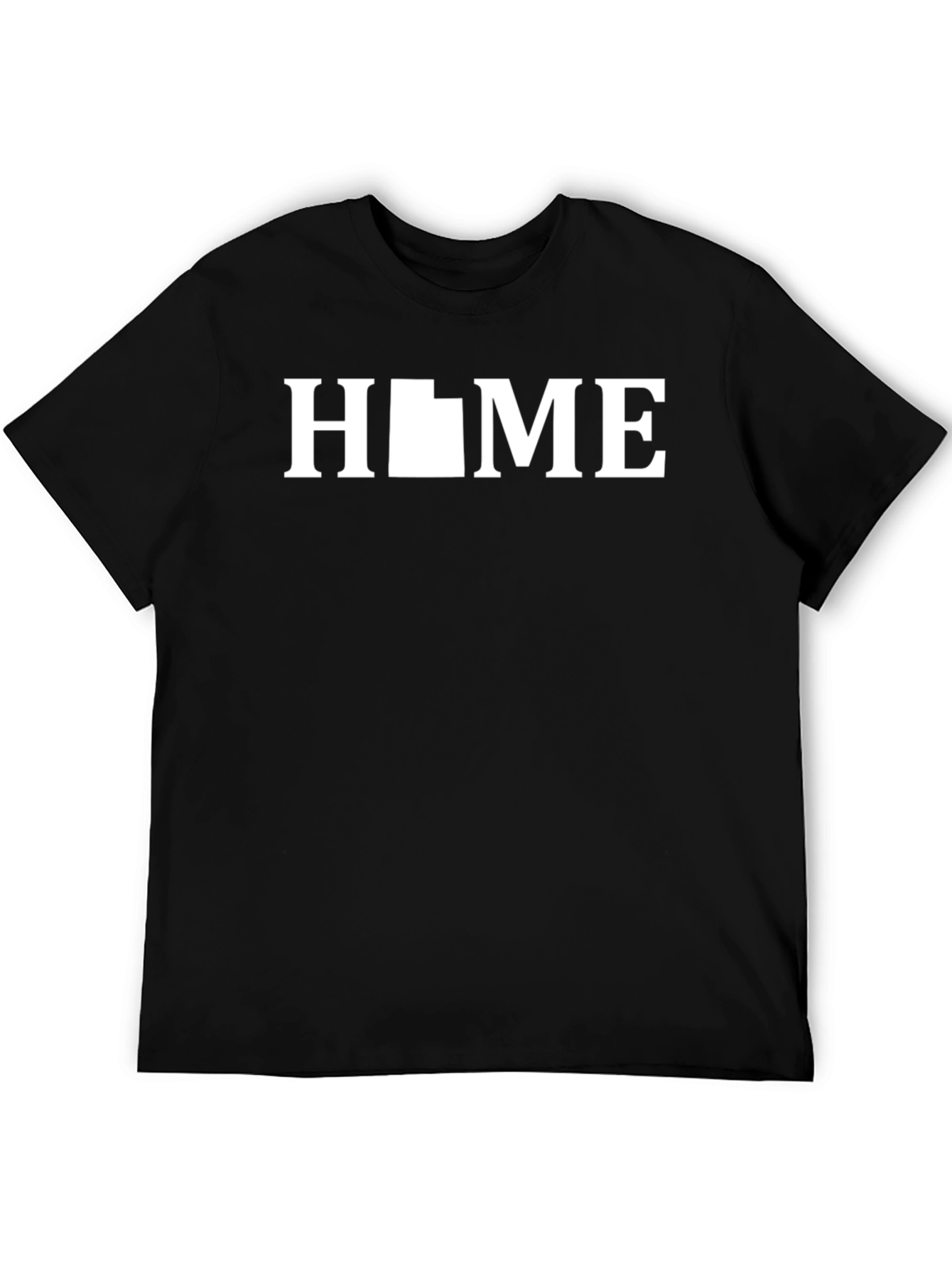 Black Home State T-Shirt - Black Graphic Tee view 5