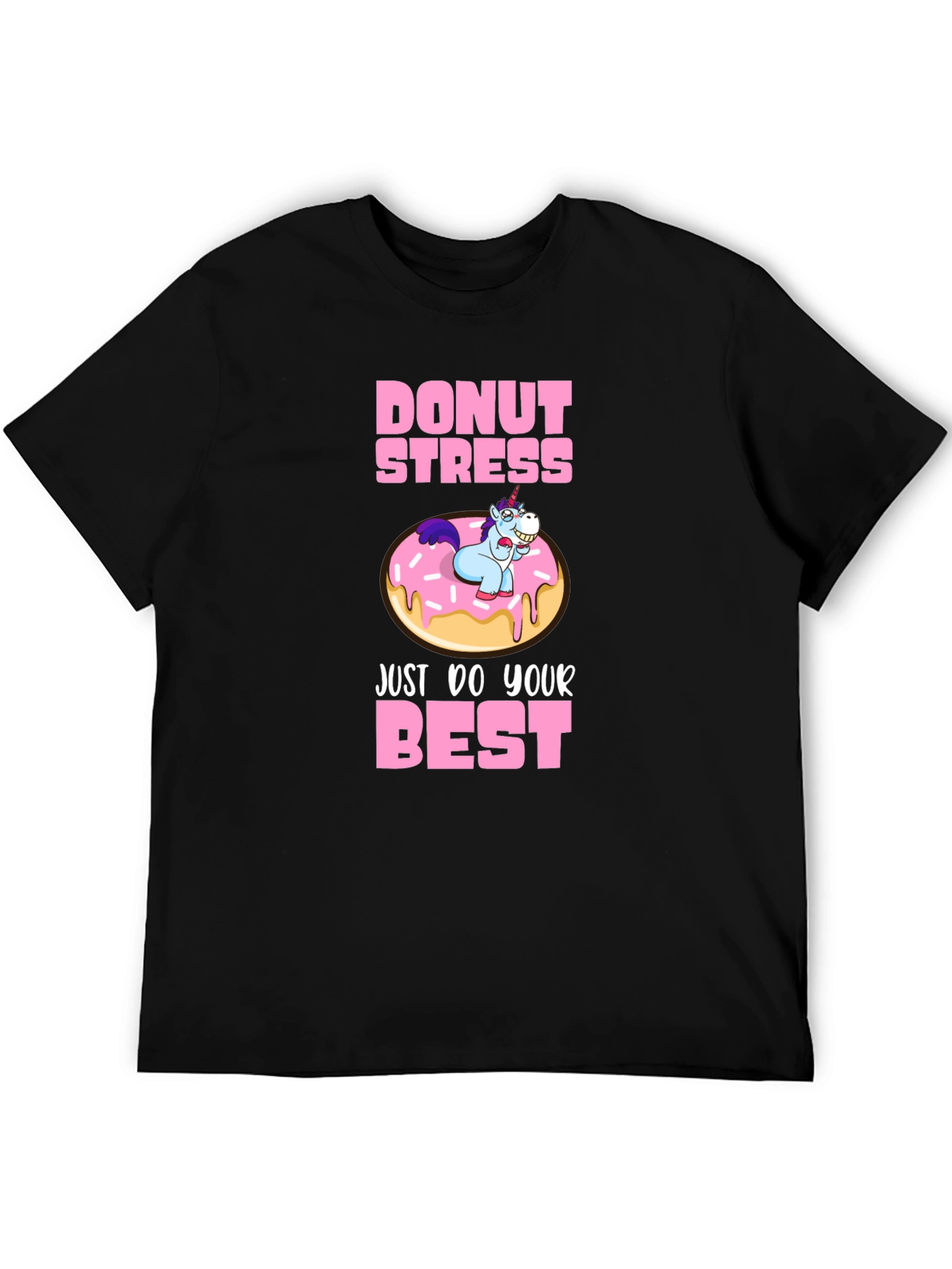Black Donut Stress T-Shirt view 5