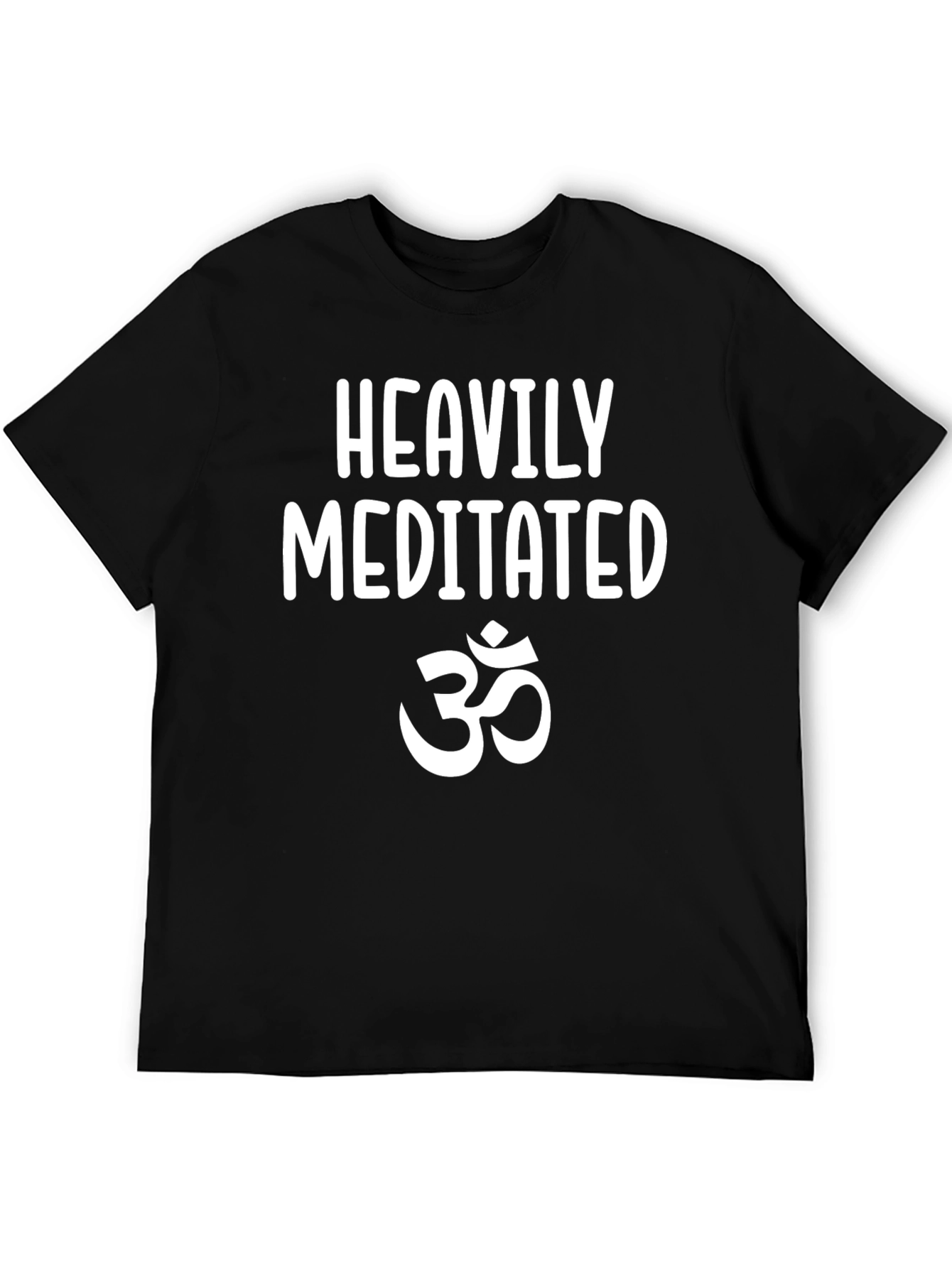 Black Heavily Meditated Graphic T-Shirt view 5