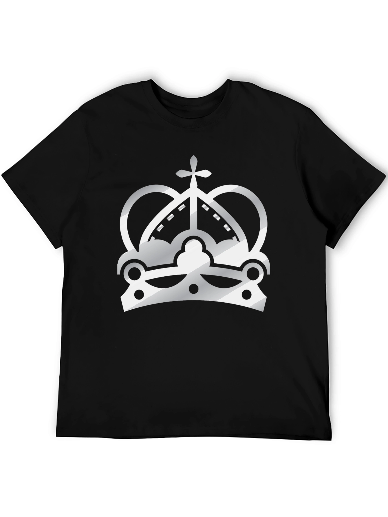 Black Crown Graphic Black T-Shirt - Stylish Streetwear view 5