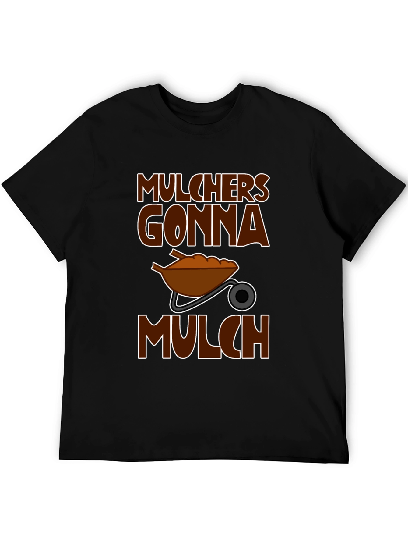 Black Mulchers Gonna Mulch T-Shirt Funny Gardening Tee view 5