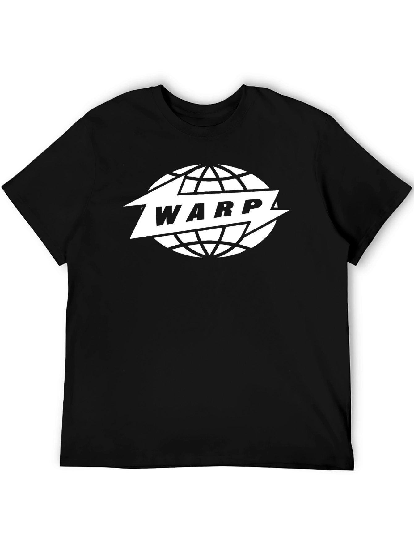 Black Warp Speed Black T-Shirt - Graphic Tee view 5