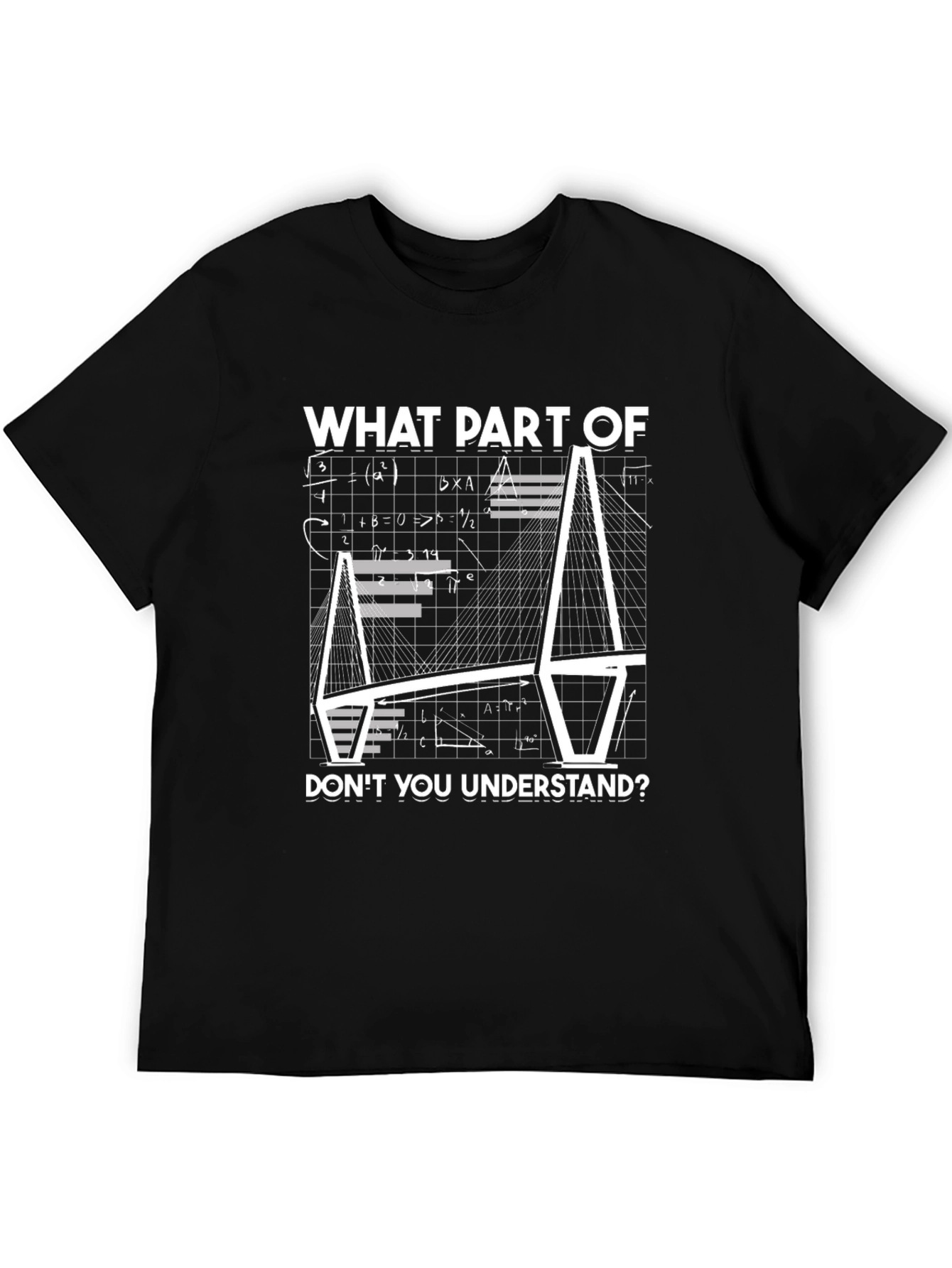 Black Engineering Humor T-Shirt view 5
