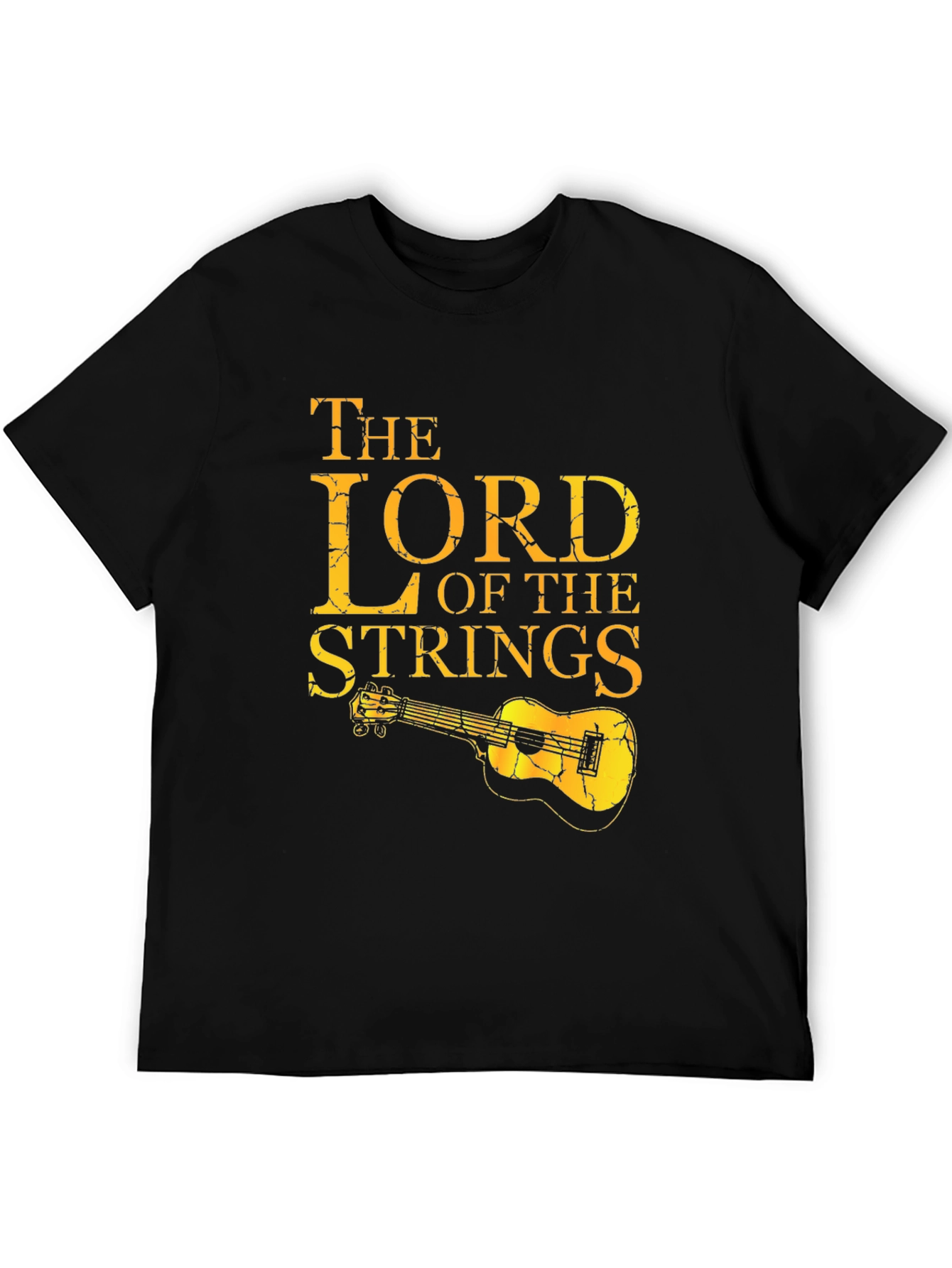 Black Lord of the Strings Graphic Tee view 5