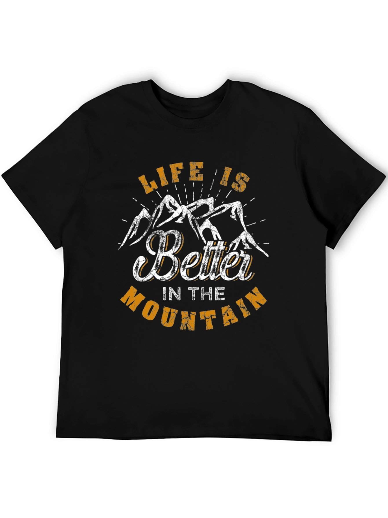 Black Life is Better in the Mountains T-Shirt view 5