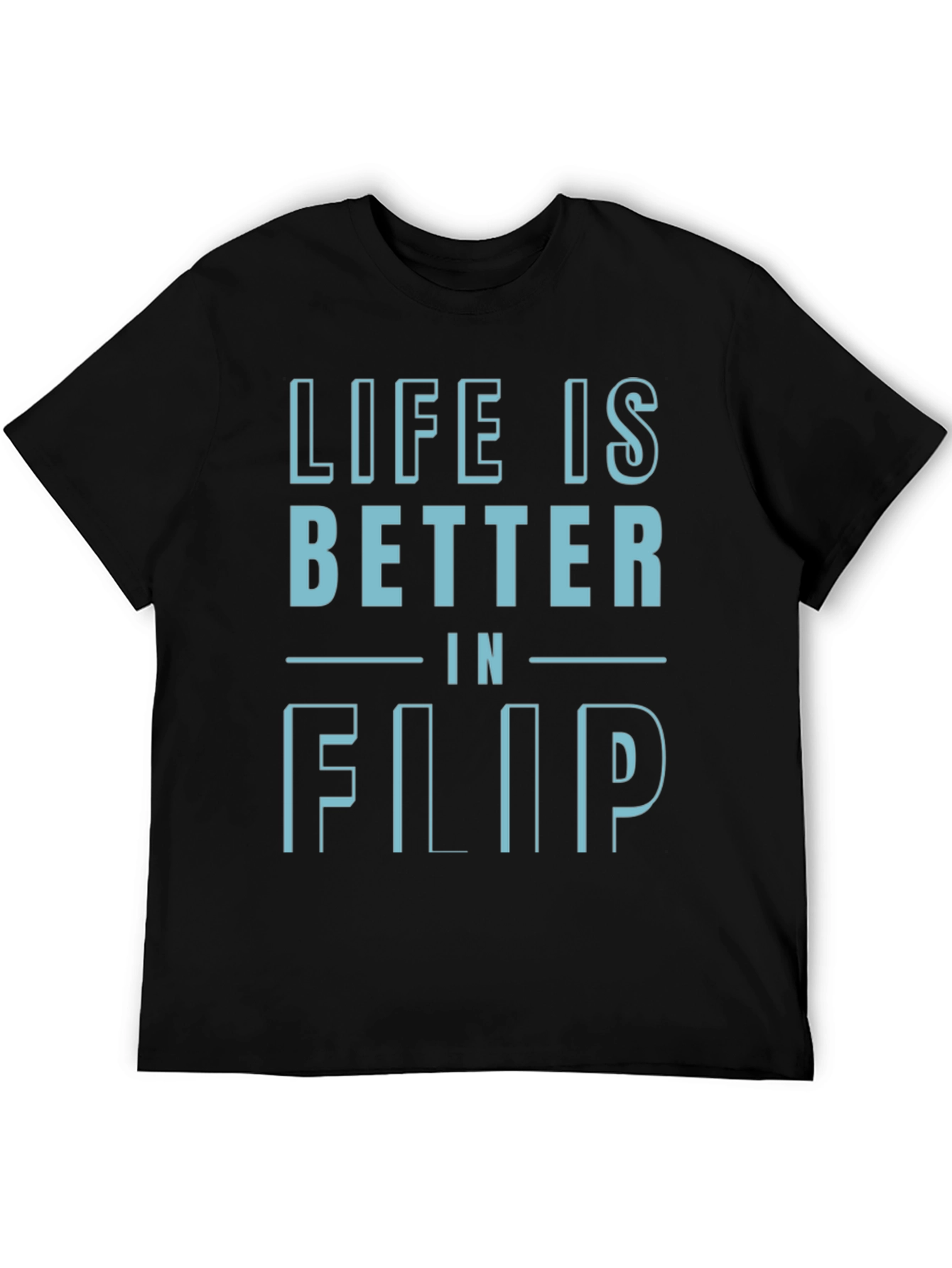 Black Life is Better in Flip T-Shirt - Black view 5