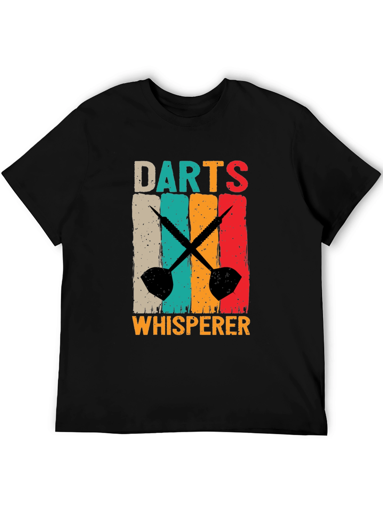 Black Darts Whisperer Graphic T-Shirt view 5