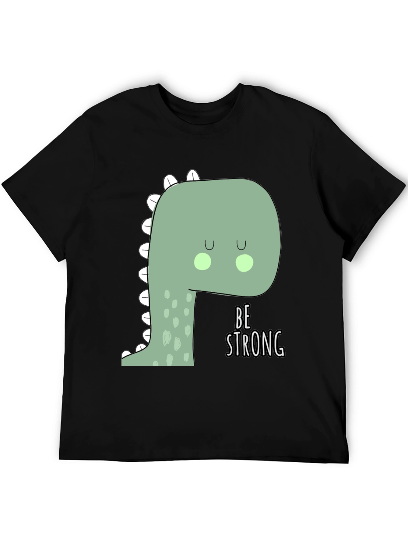 Black Be Strong Dino Tee - Black T-Shirt view 5