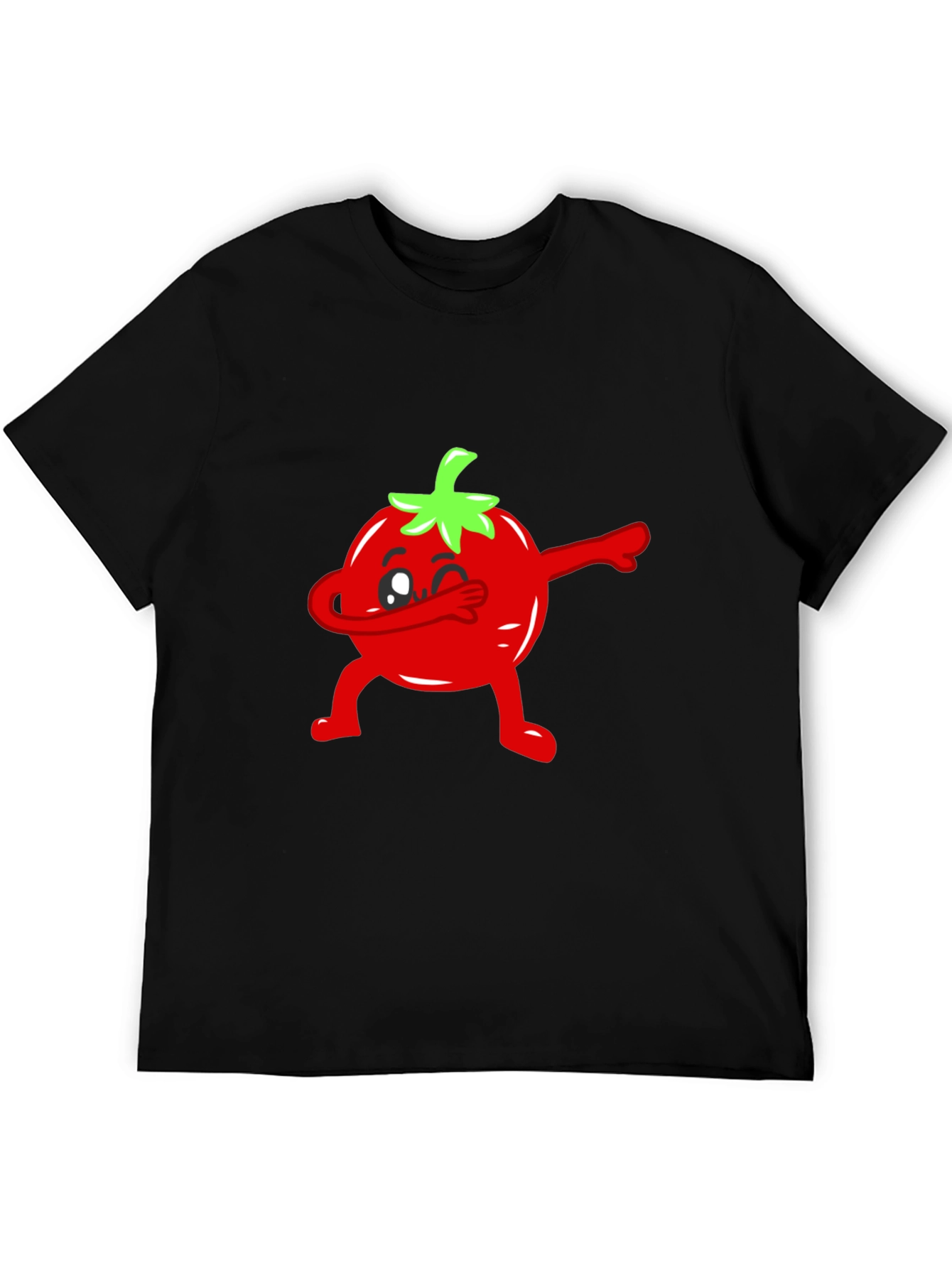 Dabbing Tomato Graphic Tee - Funny Food T-Shirt - 5