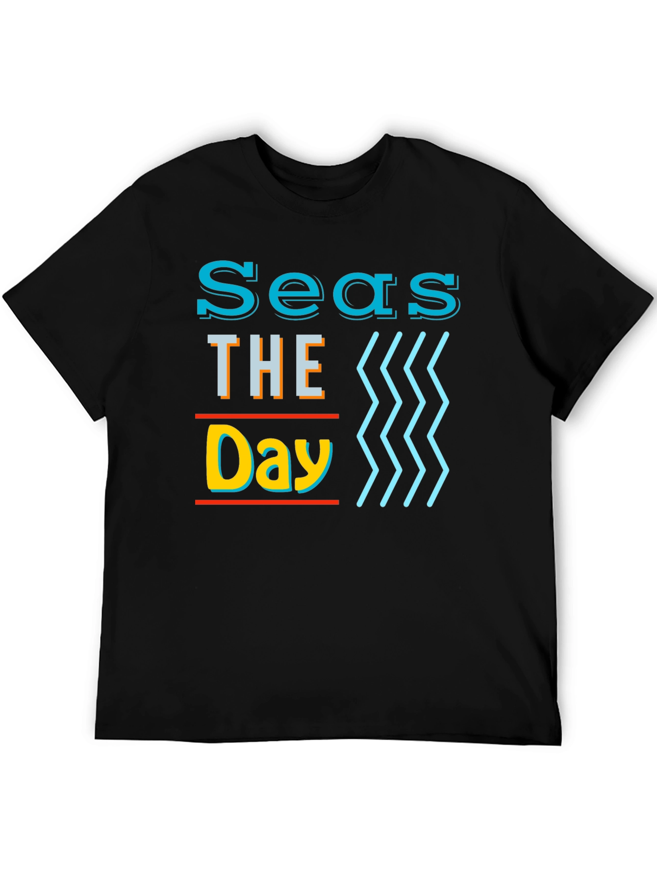 Seas The Day Graphic T-Shirt - 5