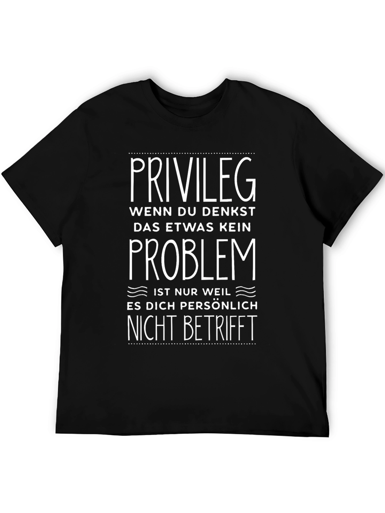 Black Privilege Statement Graphic T-Shirt view 5