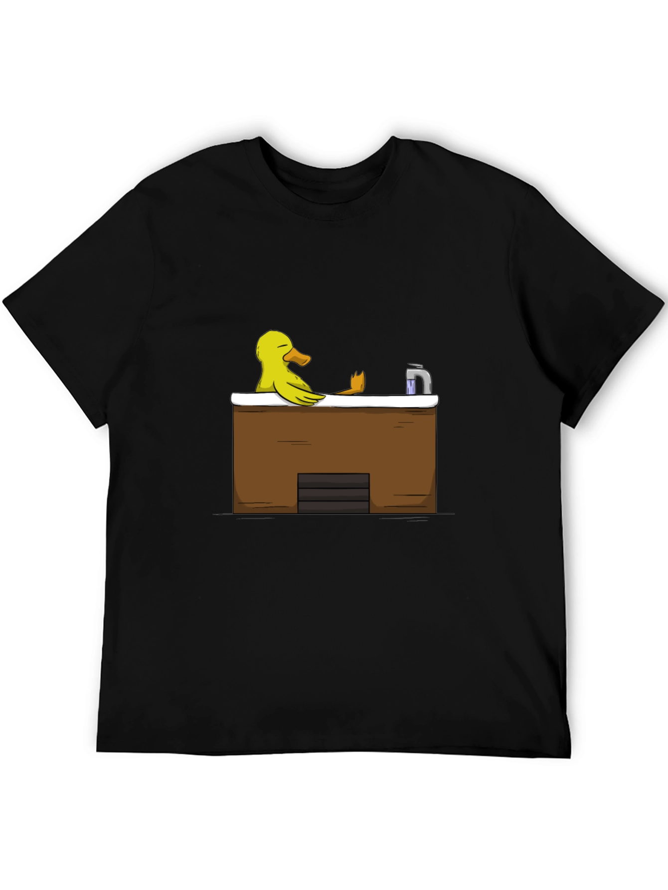 Black Duck in Tub Black T-Shirt view 5