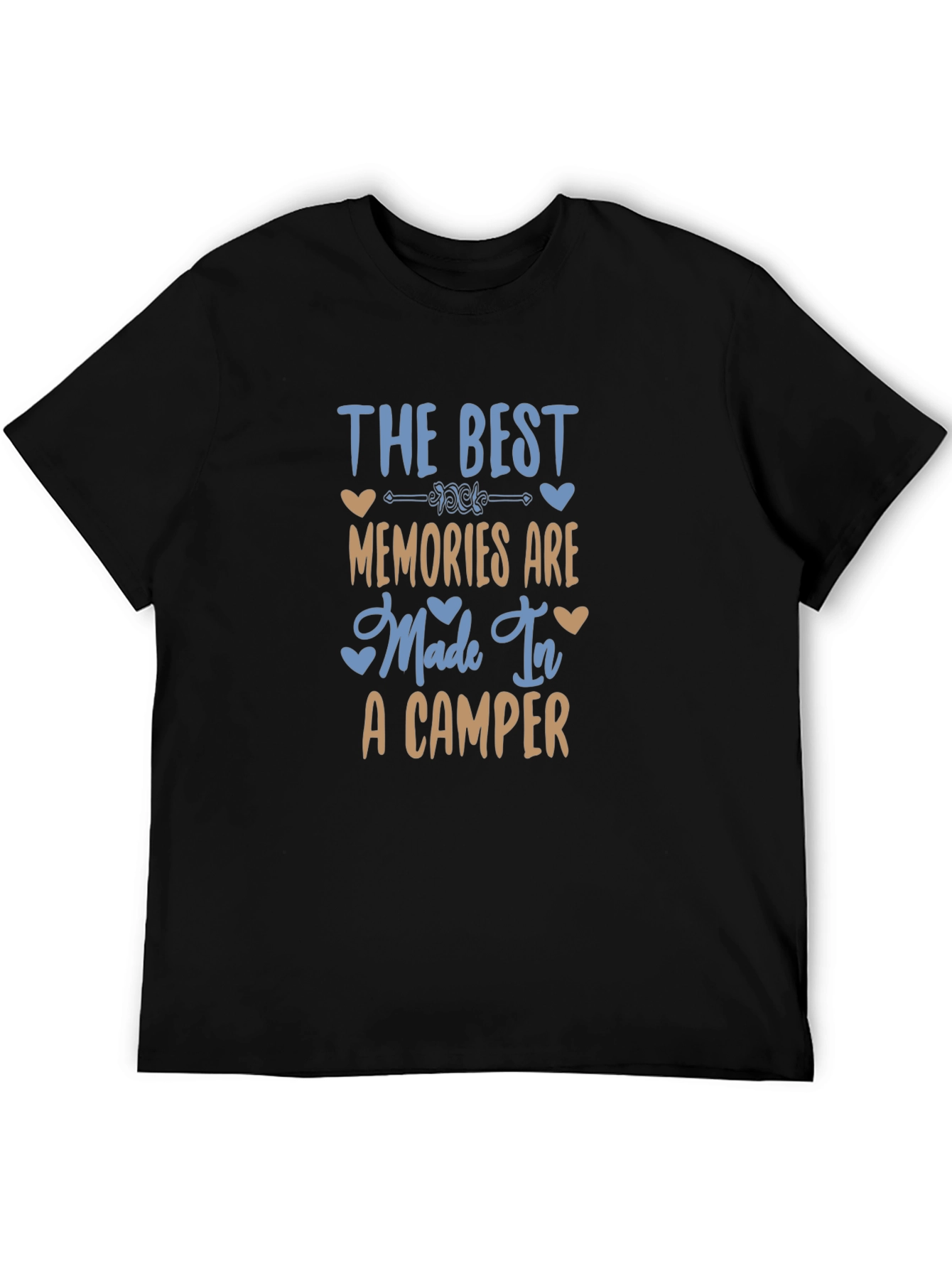 Black Best Memories Camper T-Shirt view 5
