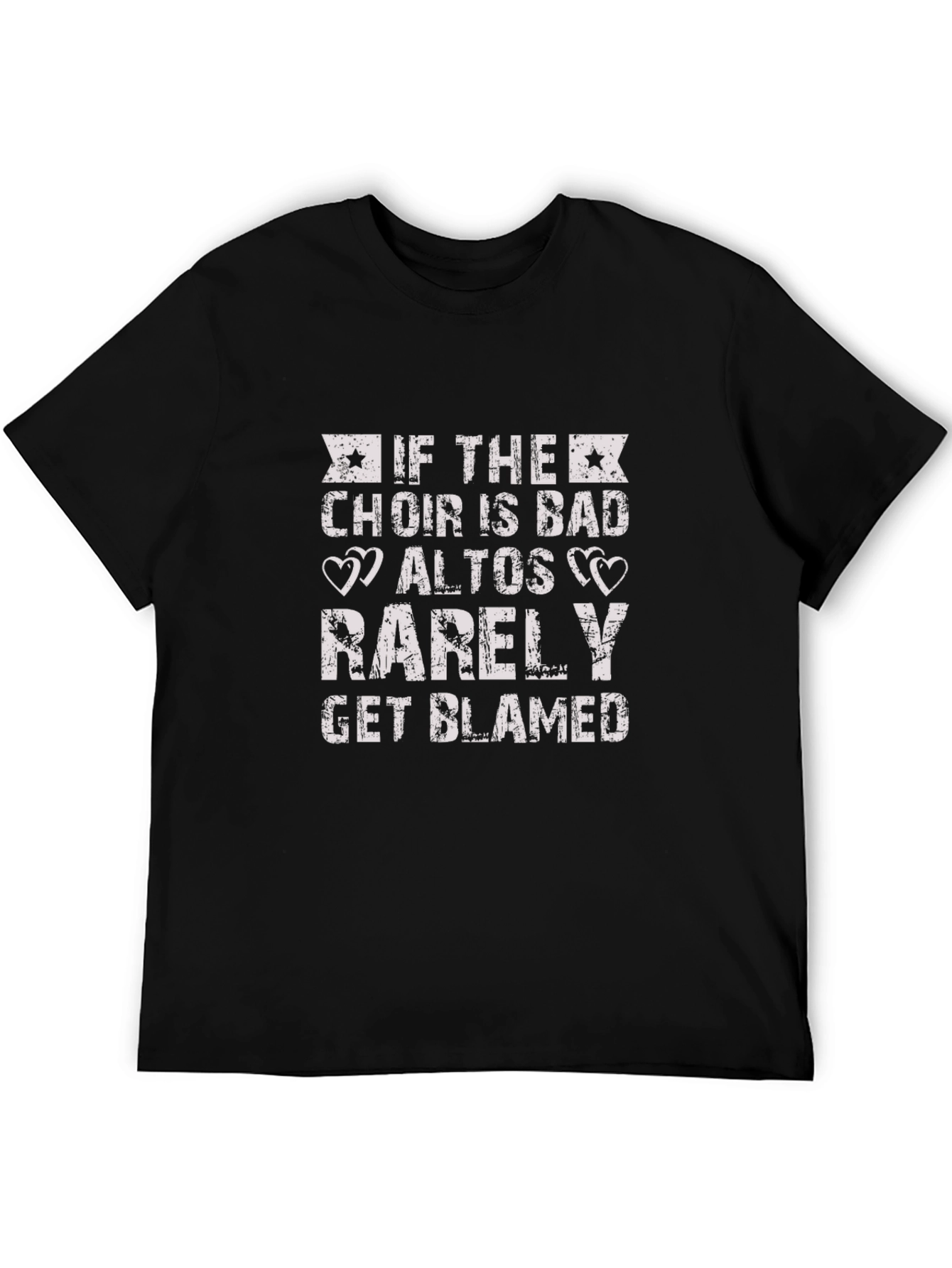 Black Choir Altos Rarely Blamed Graphic T-Shirt view 5