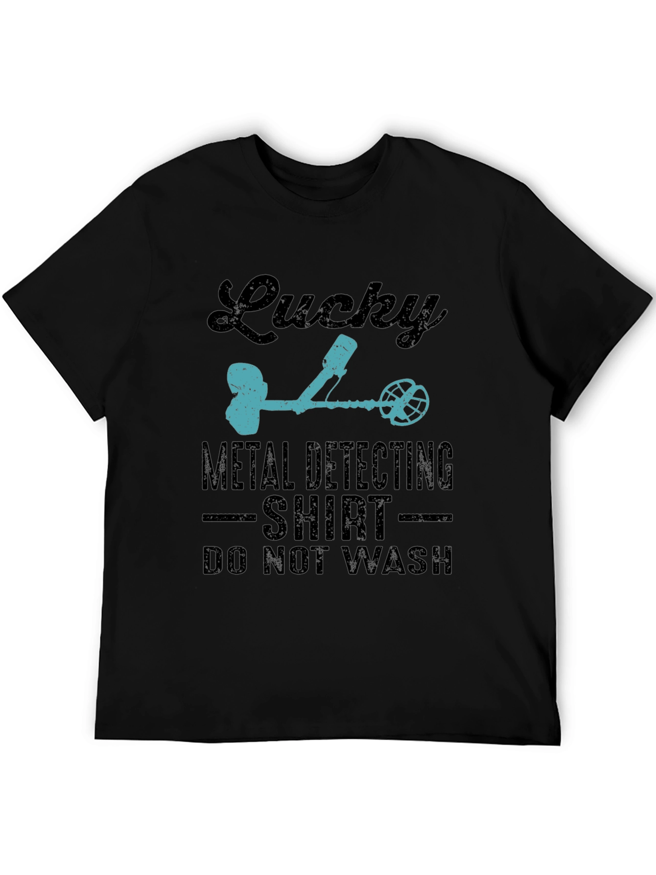 Lucky Metal Detecting Shirt - Novelty Detectorist Tee - 5