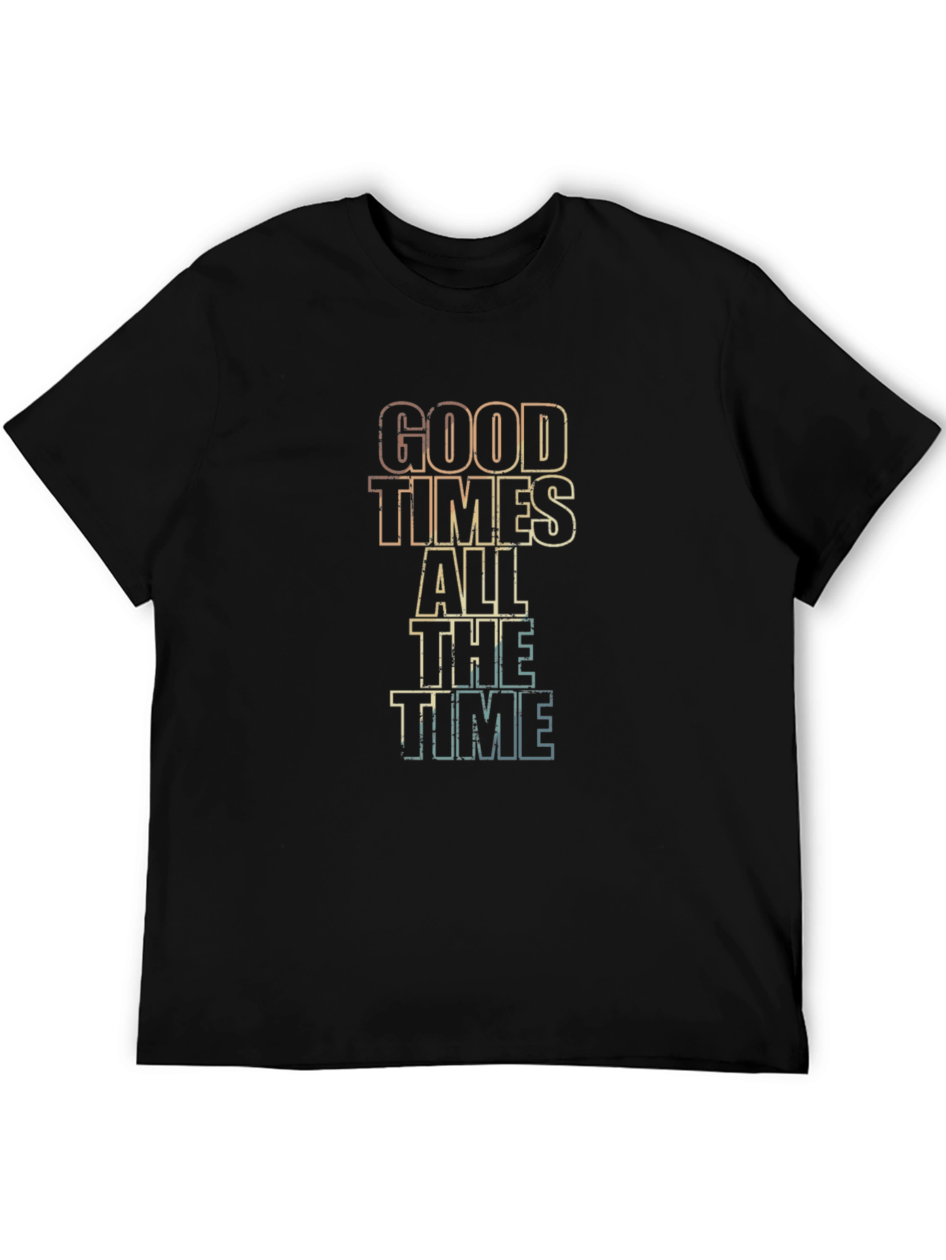 Black Good Times All The Time Graphic Tee view 5