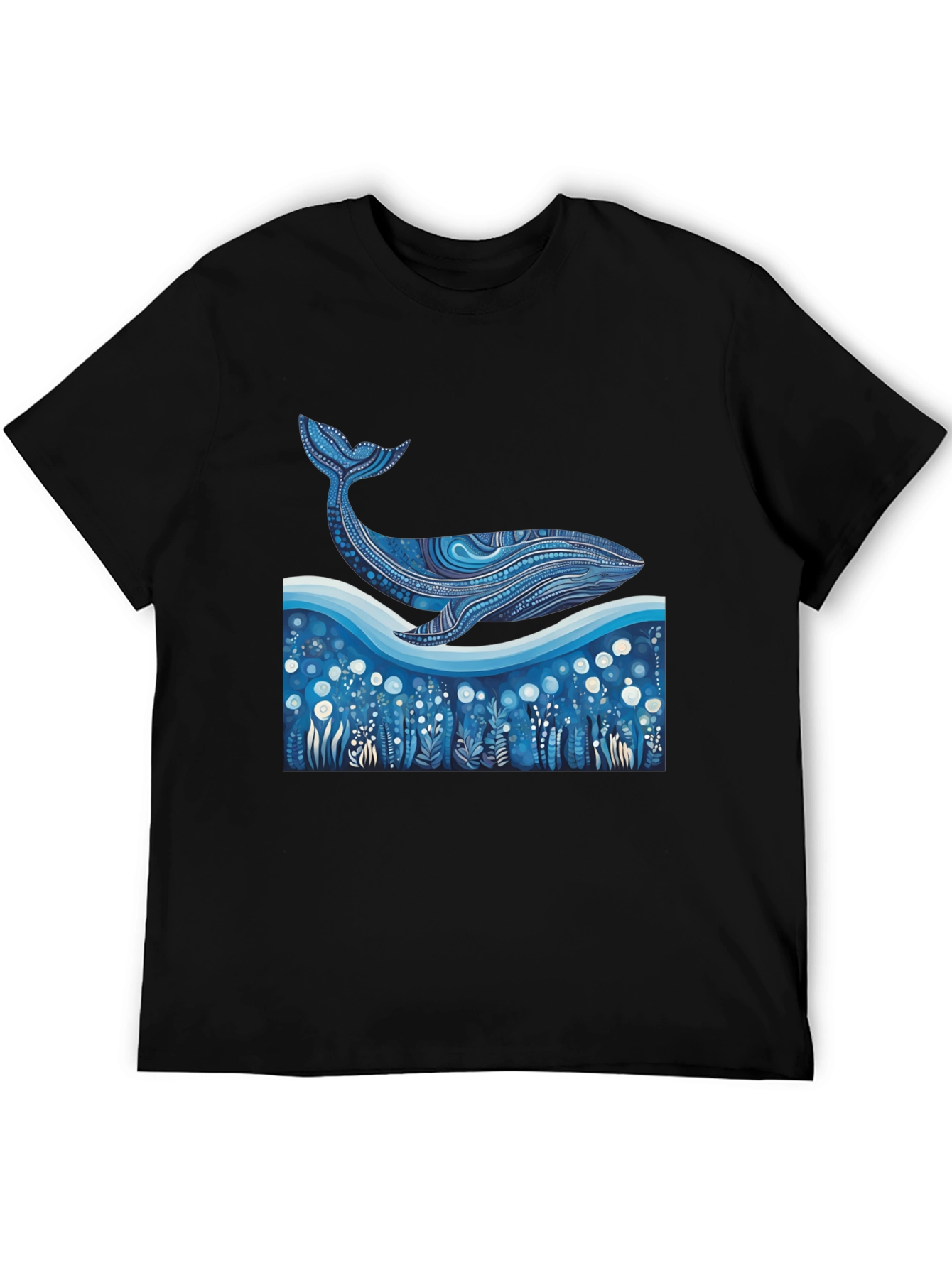 Whale Graphic Tee - Unique Ocean Art Print - 5