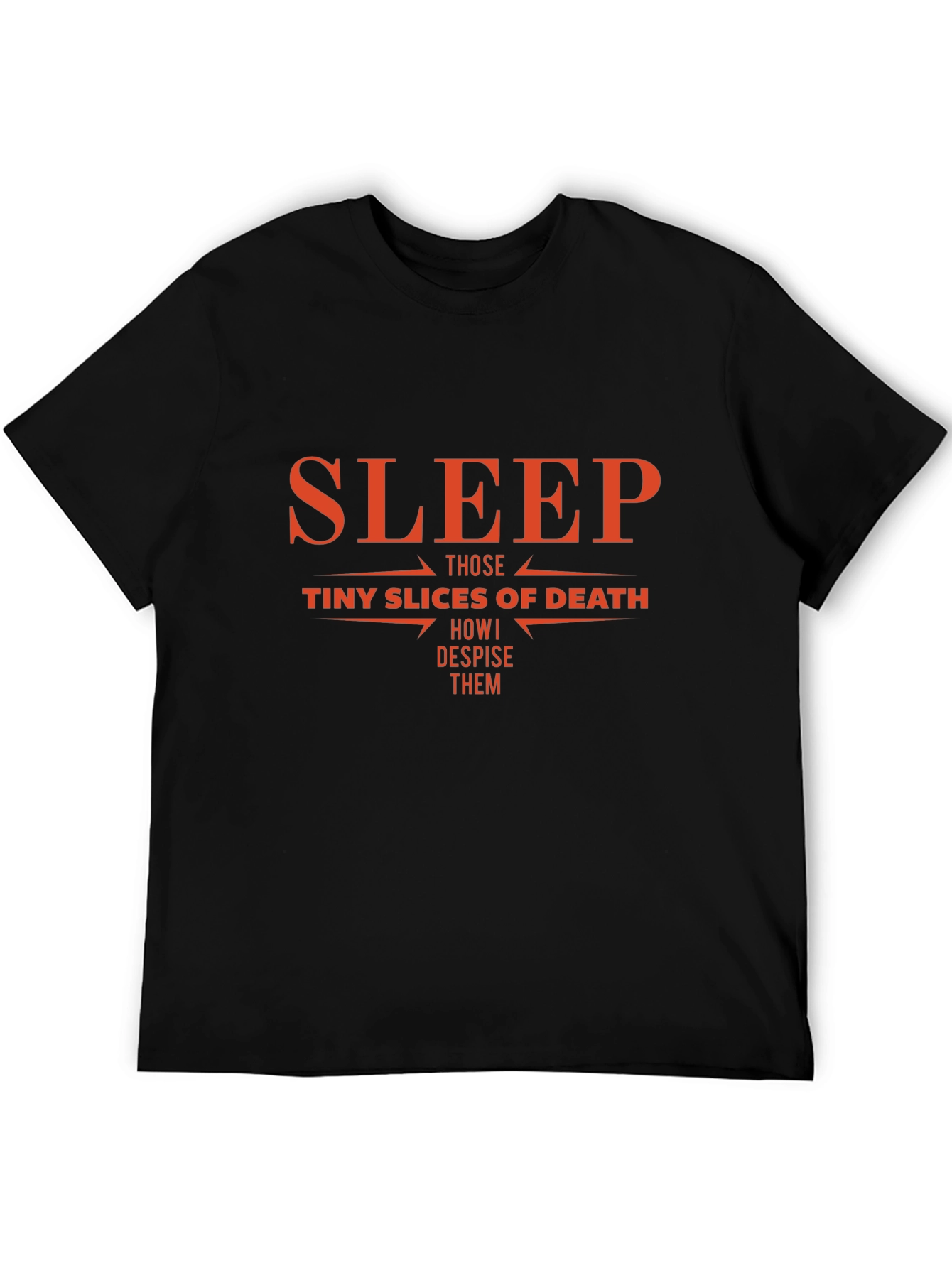 Black Sleep Those Tiny Slices of Death T-Shirt view 5