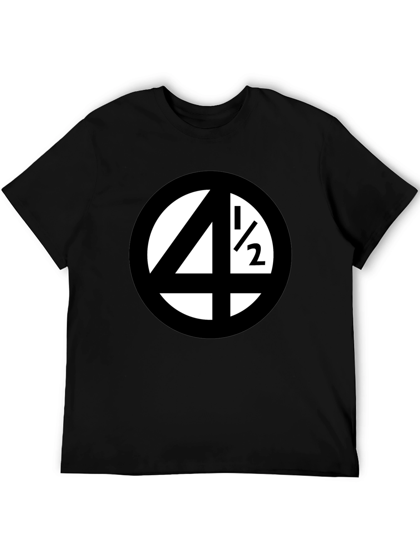 Black Novelty 4 1/2 Graphic Tee - Black T-Shirt view 5