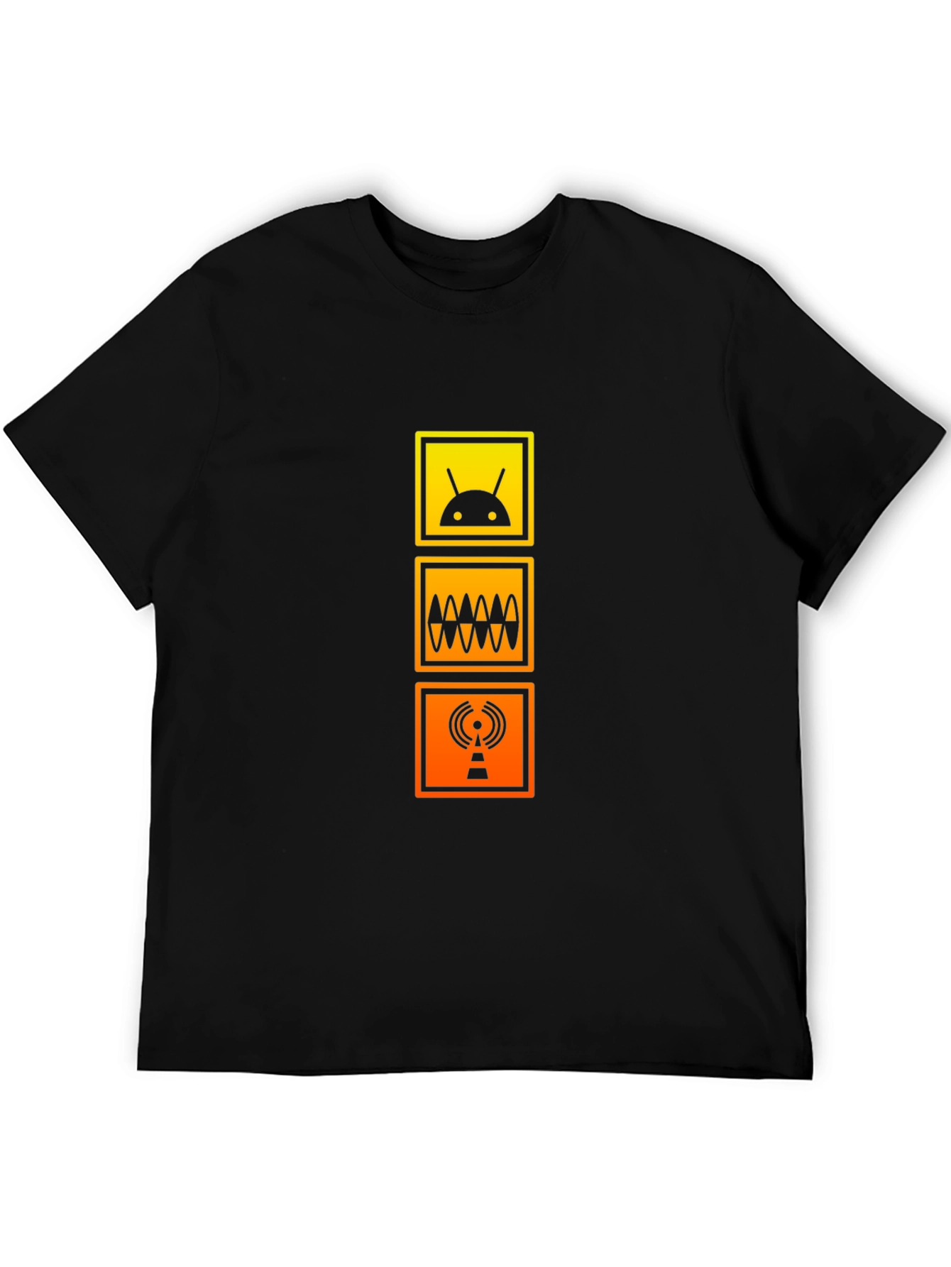 Geek Chic Graphic Tee - Android, Wave, Radio - 5